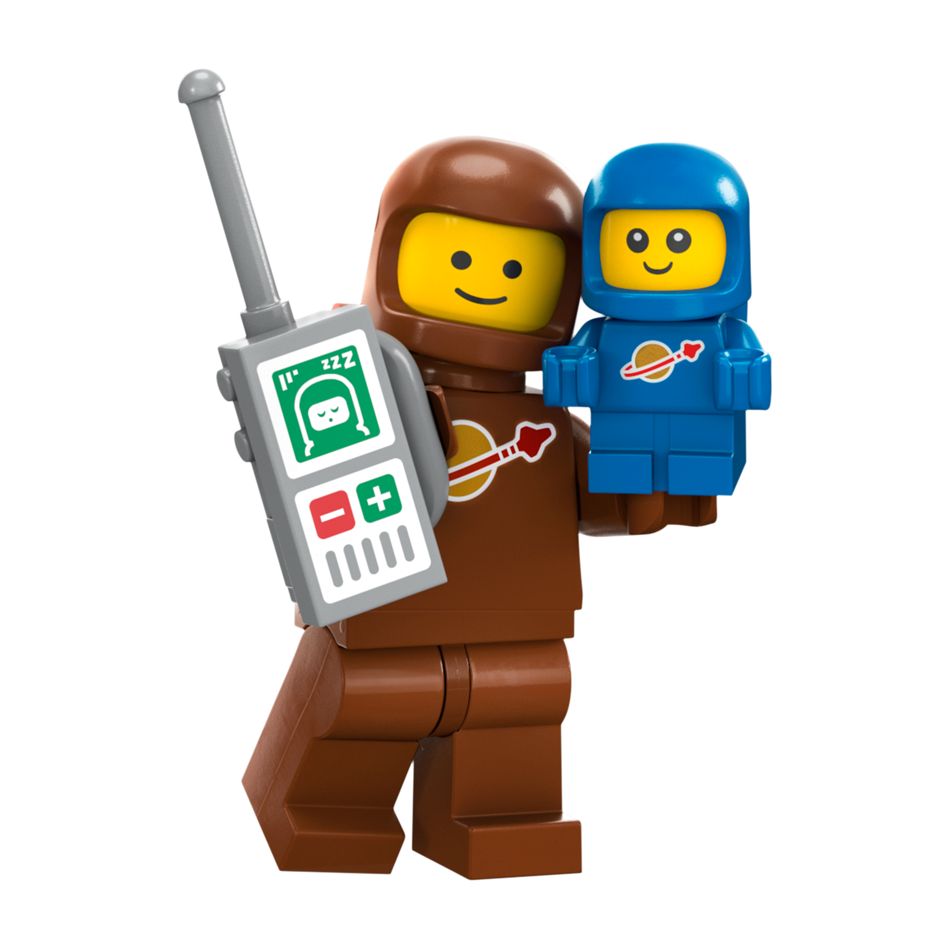 LEGO® Minifigur Brown Astronaut and Spacebaby Series 24 - col24-3