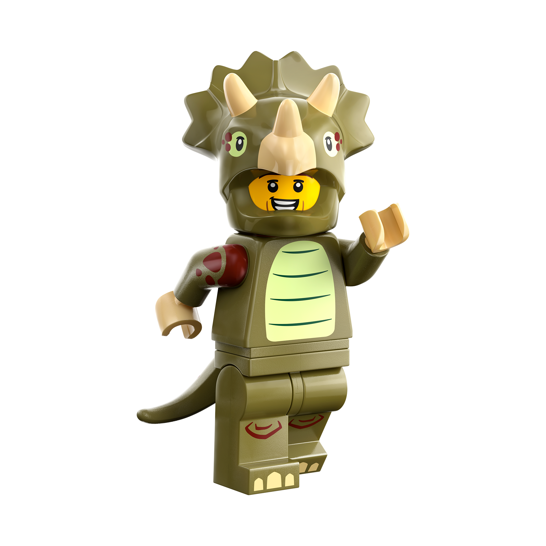 LEGO® Minifigur Triceratops Costume Fan Series 25 - col25-8