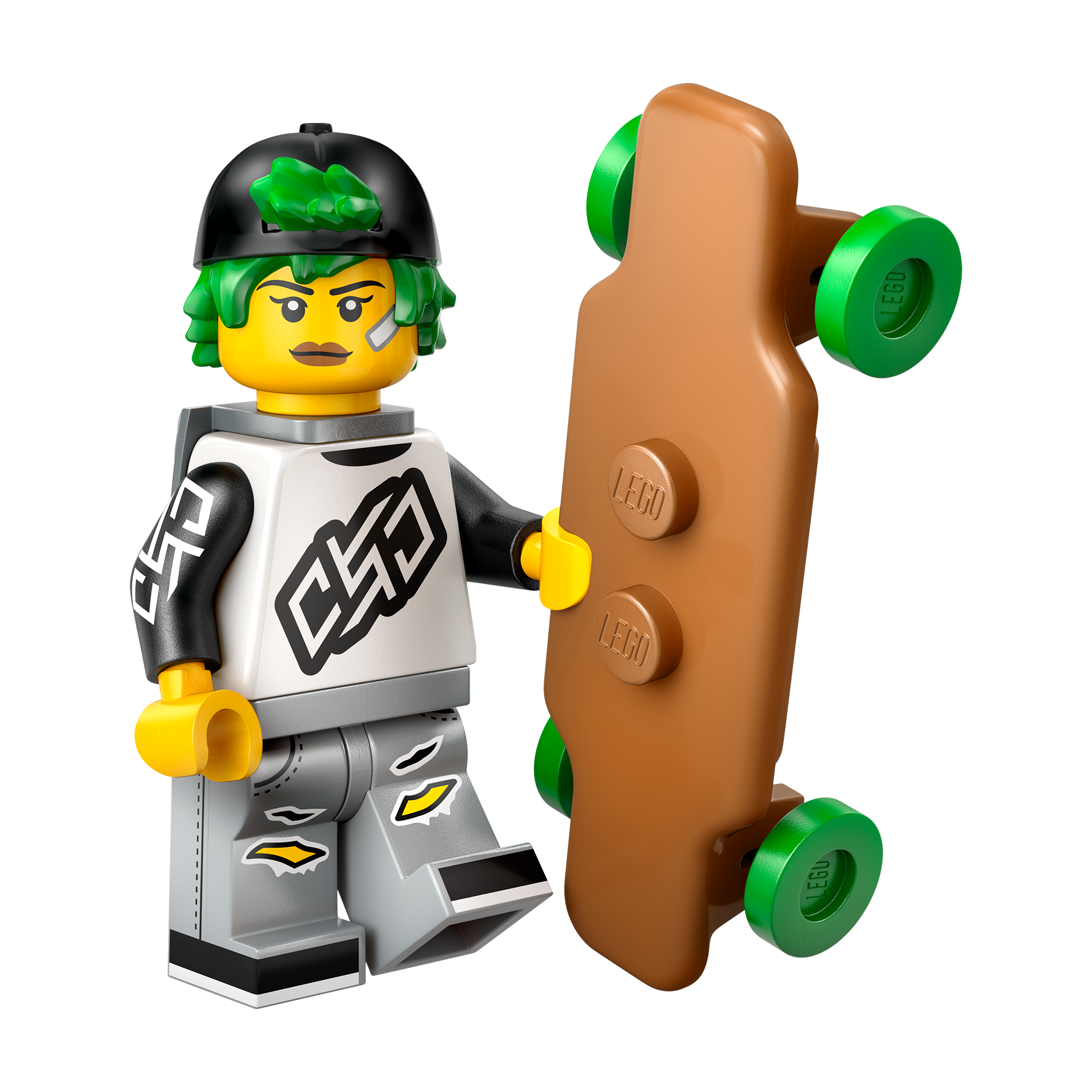 LEGO® Minifigur Longboarder Series 27 - col27-7