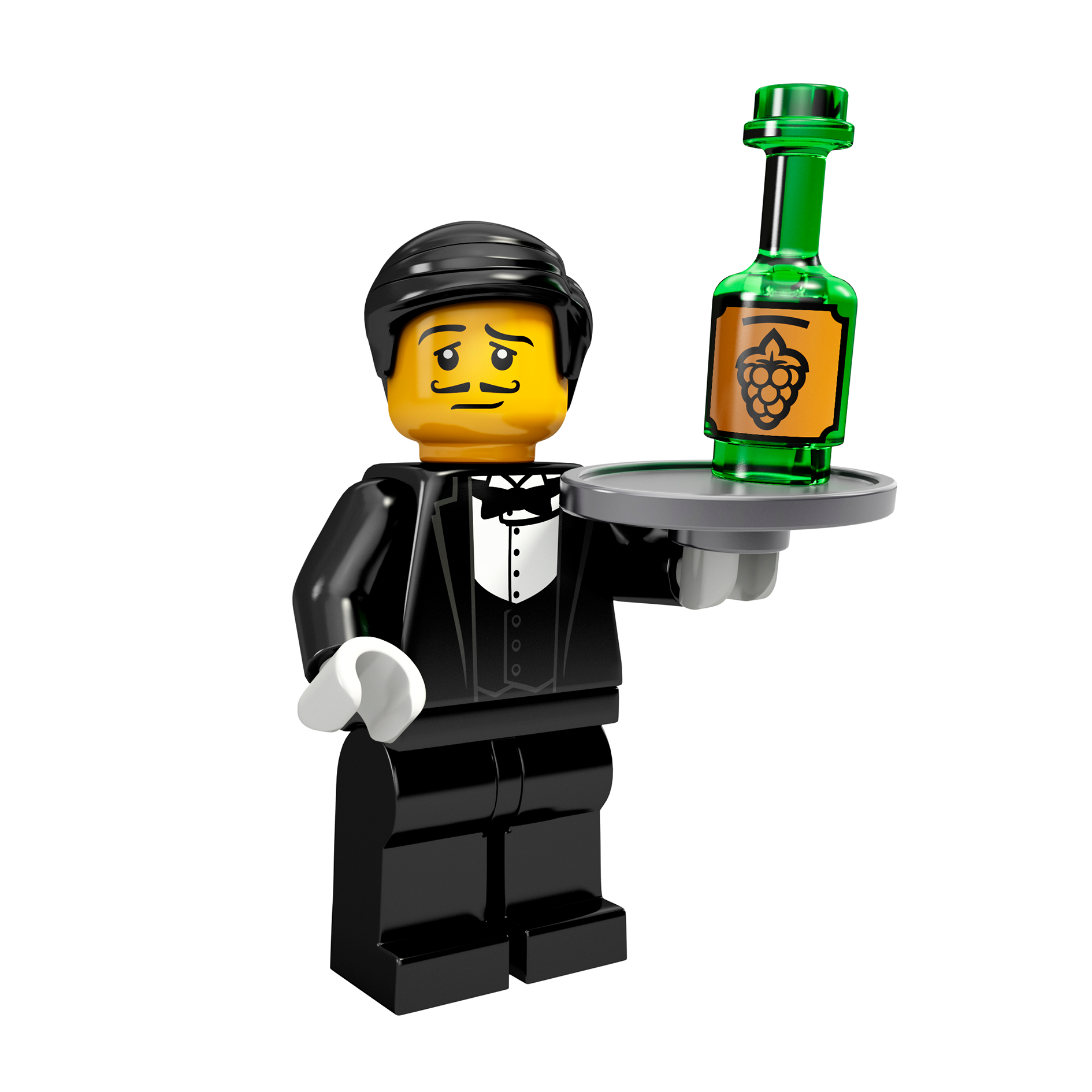LEGO® Minifigur Waiter - col09-1