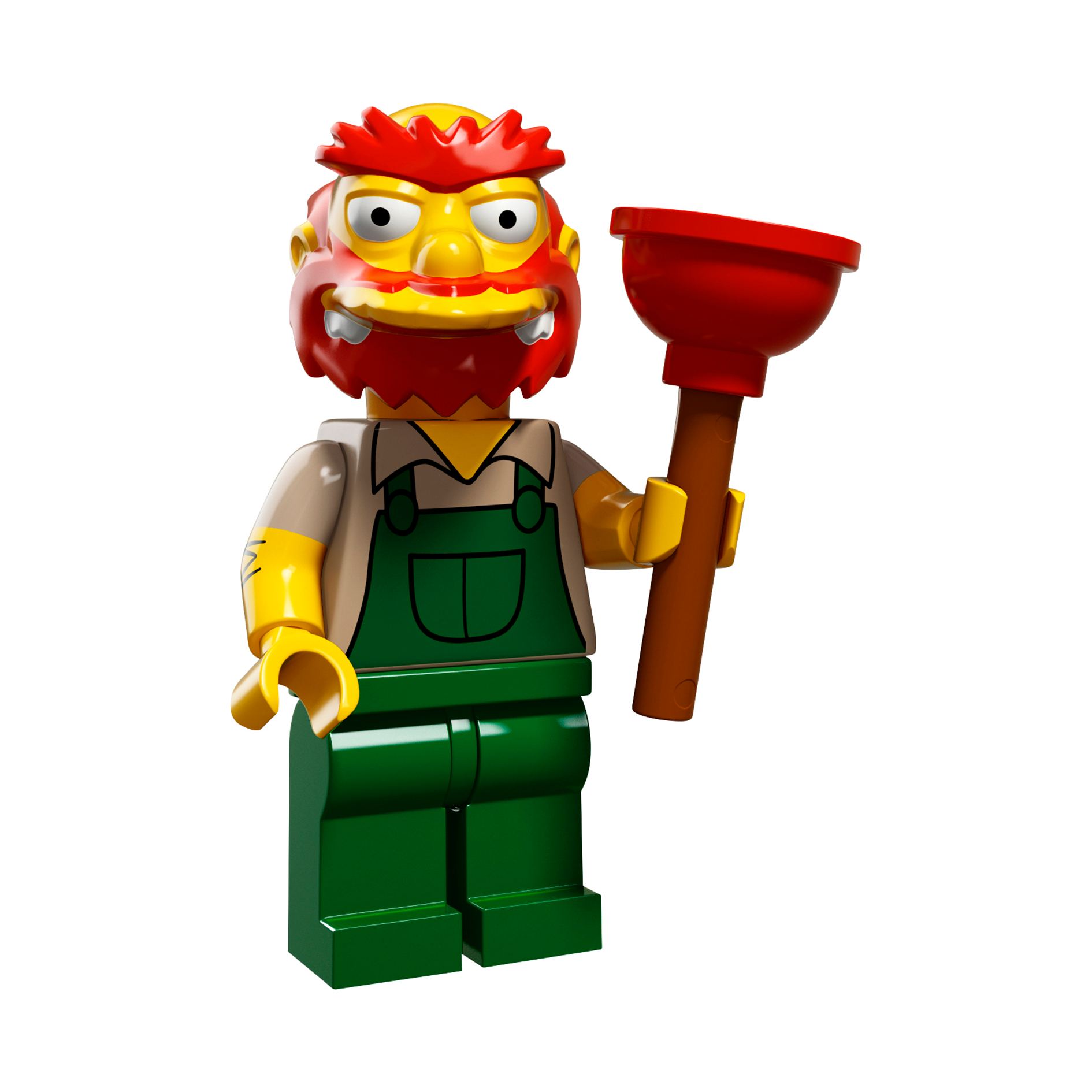 LEGO® Minifigur Groundskeeper Willie - colsim2-13