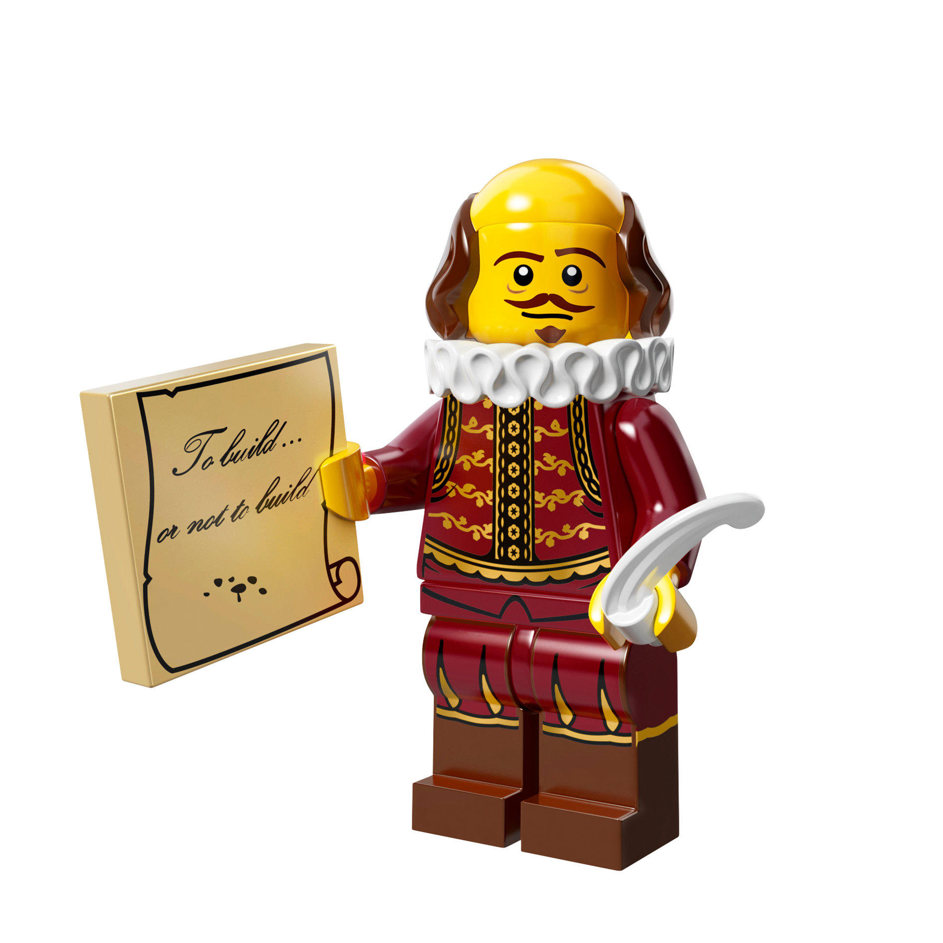 LEGO® Minifigur William Shakespeare - coltlm-8