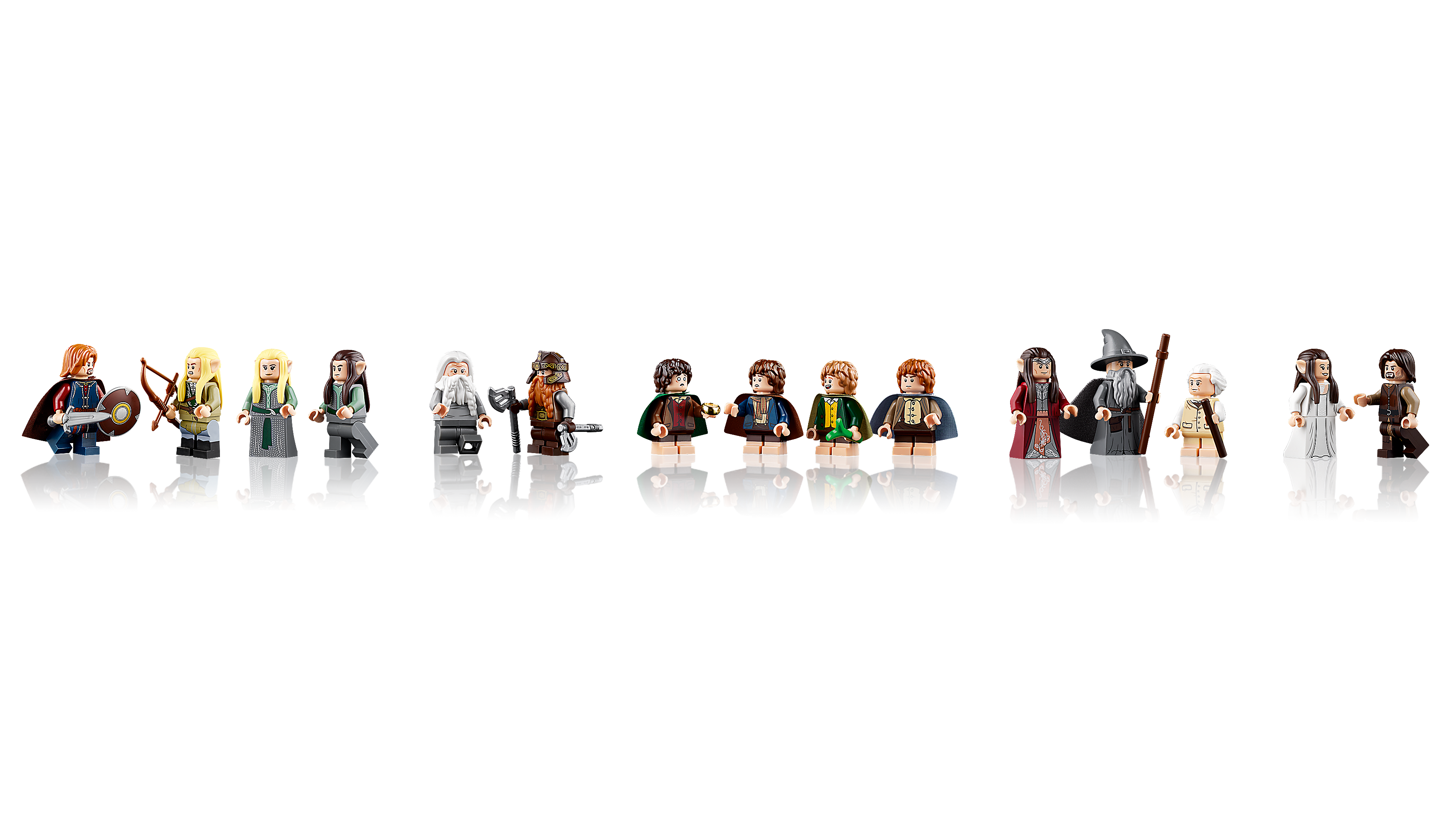 Bild mit verschiedenen Lord of the Rings™ Minifiguren