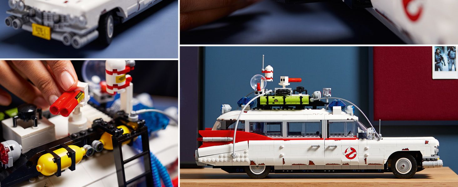 Detailansicht LEGO Fahrzeug Ghostbusters ECTO 10274