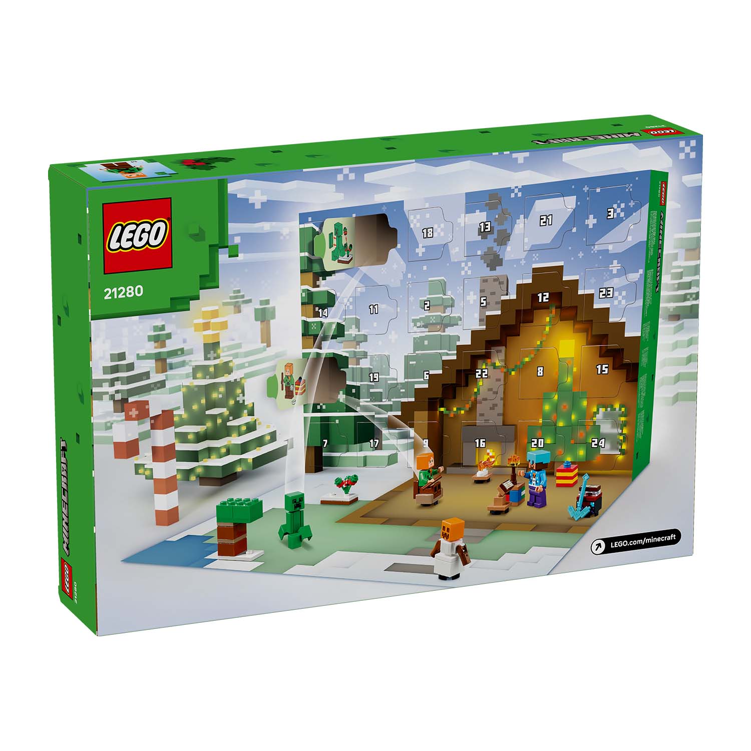 LEGO® Set 21280 Minecraft Adventskalender 2025