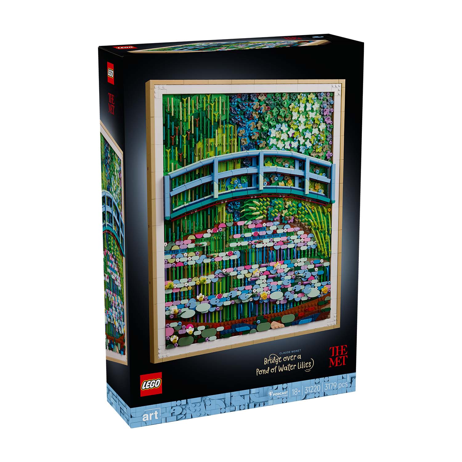 LEGO® Set 31220 Claude Monet – Brücke über einen Seerosenteich