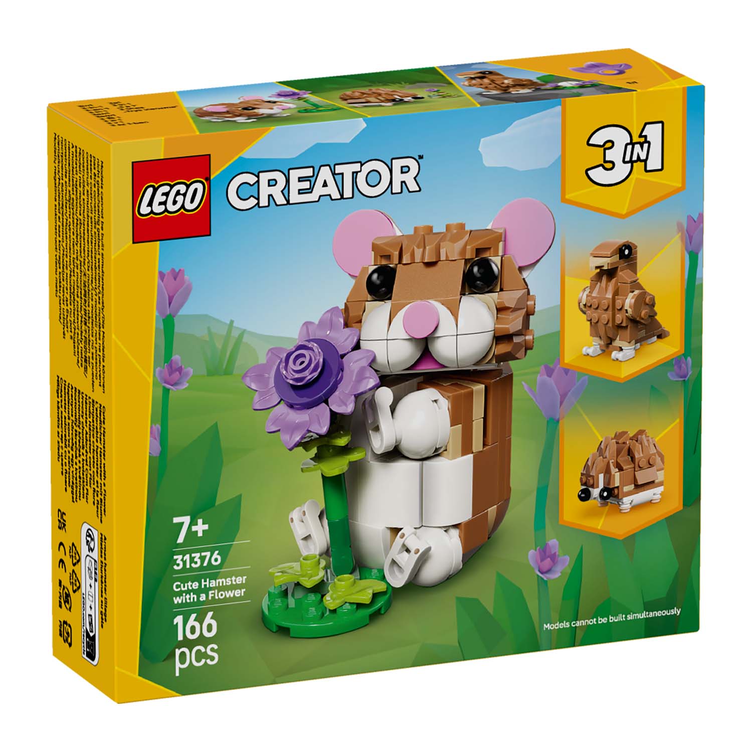 LEGO® Set 31376 Niedlicher Hamster mit Blume