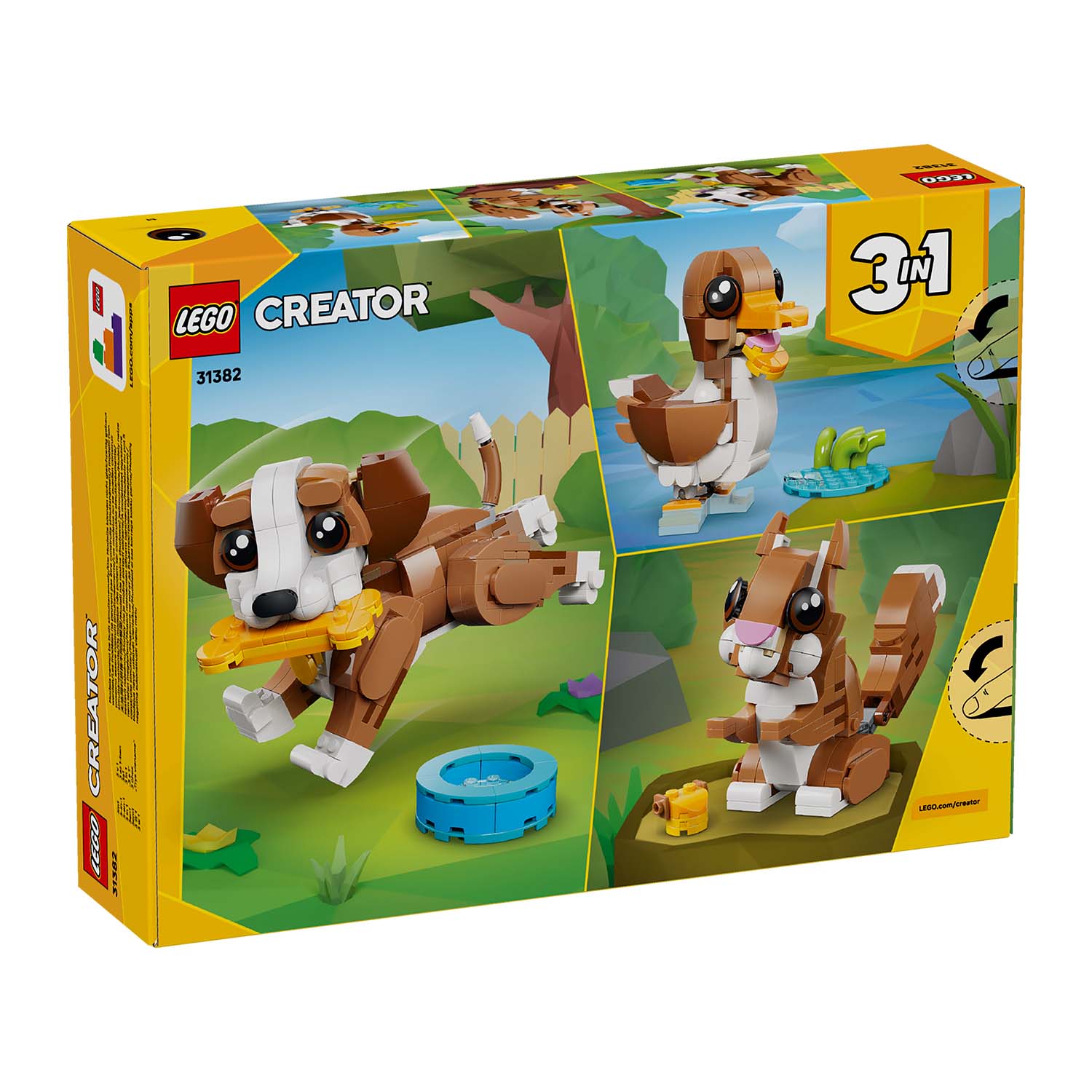 LEGO® Set 31382 Niedliche Tiere: Verspielter Welpe