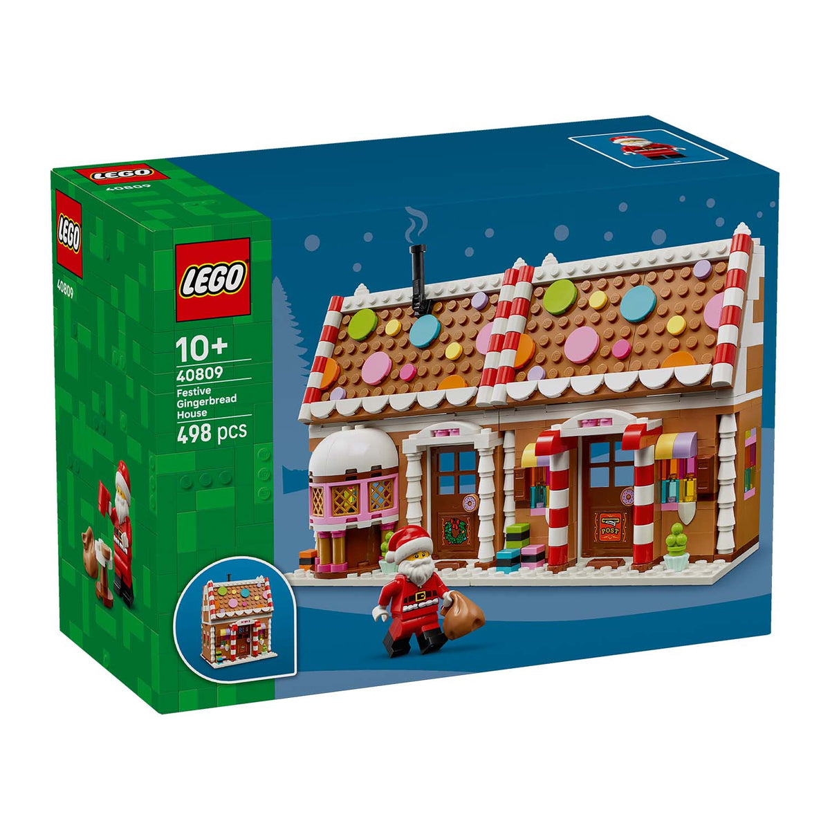 LEGO® Set 40809 Weihnachtliches Lebkuchenhaus