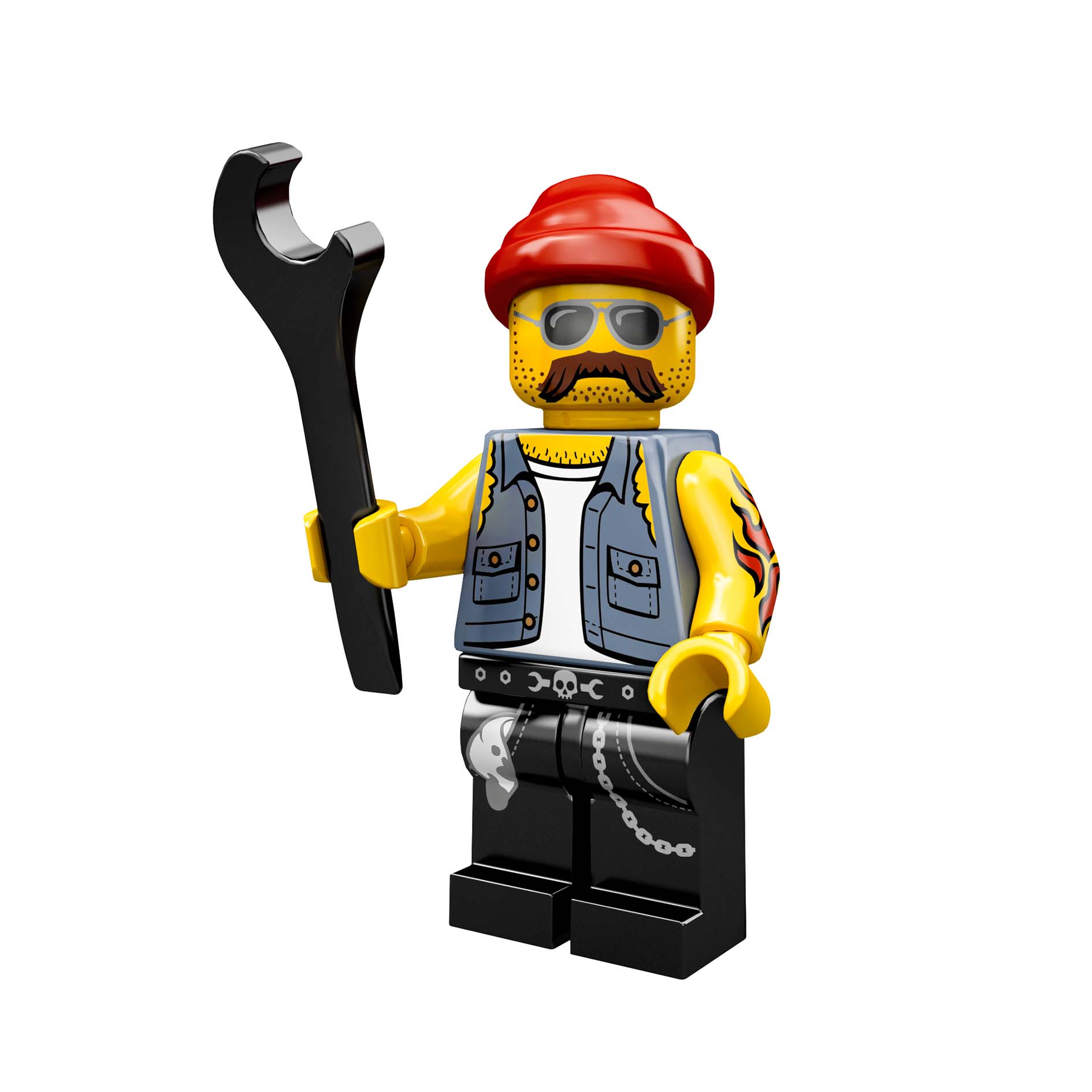 LEGO® Minifigur Motorcycle Mechanic - col10-16