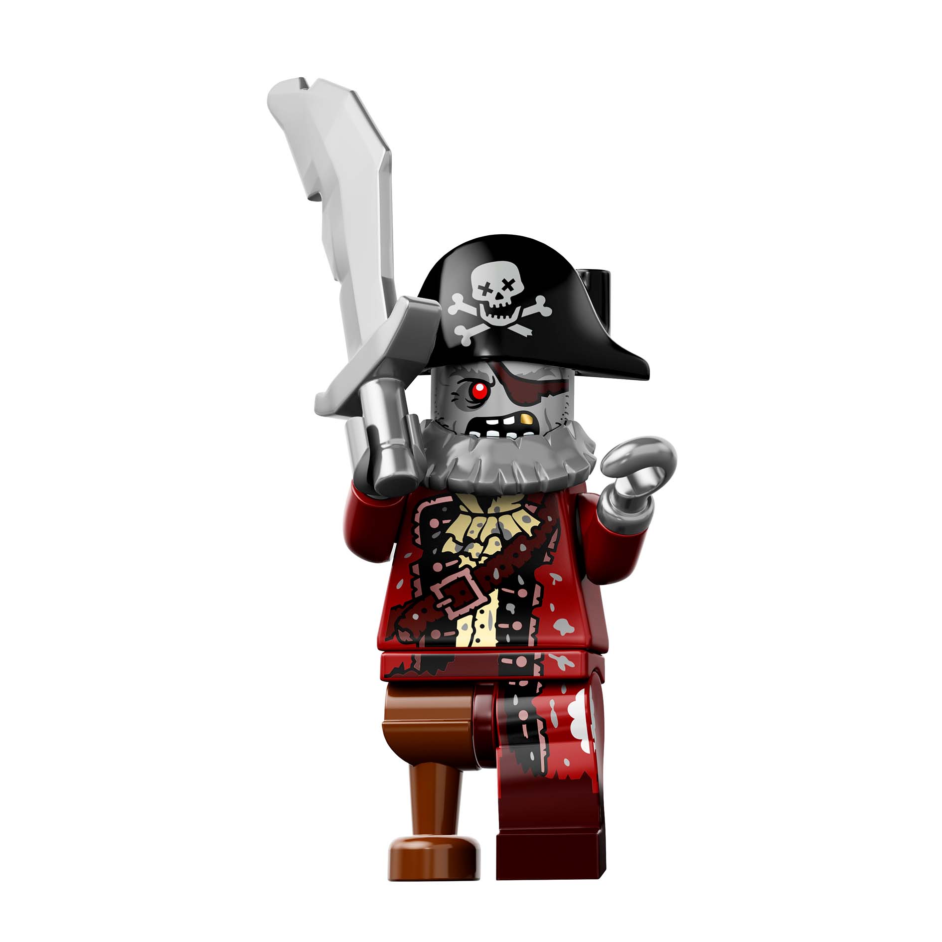 LEGO® Minifigur Zombie Pirate - col14-2