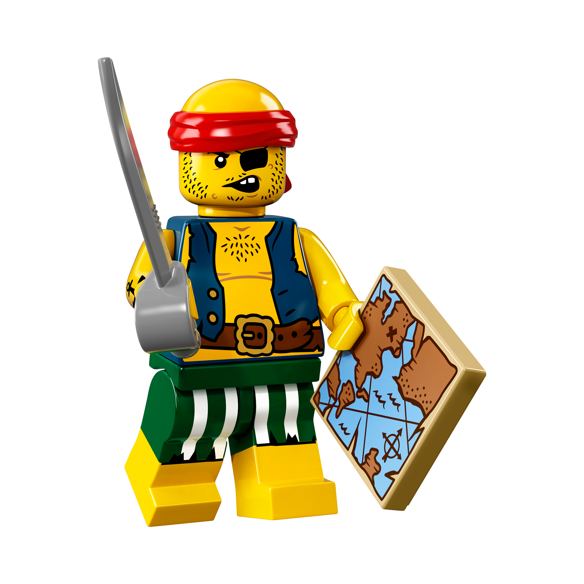 LEGO® Minifigur Scallywag Pirate - col16-9