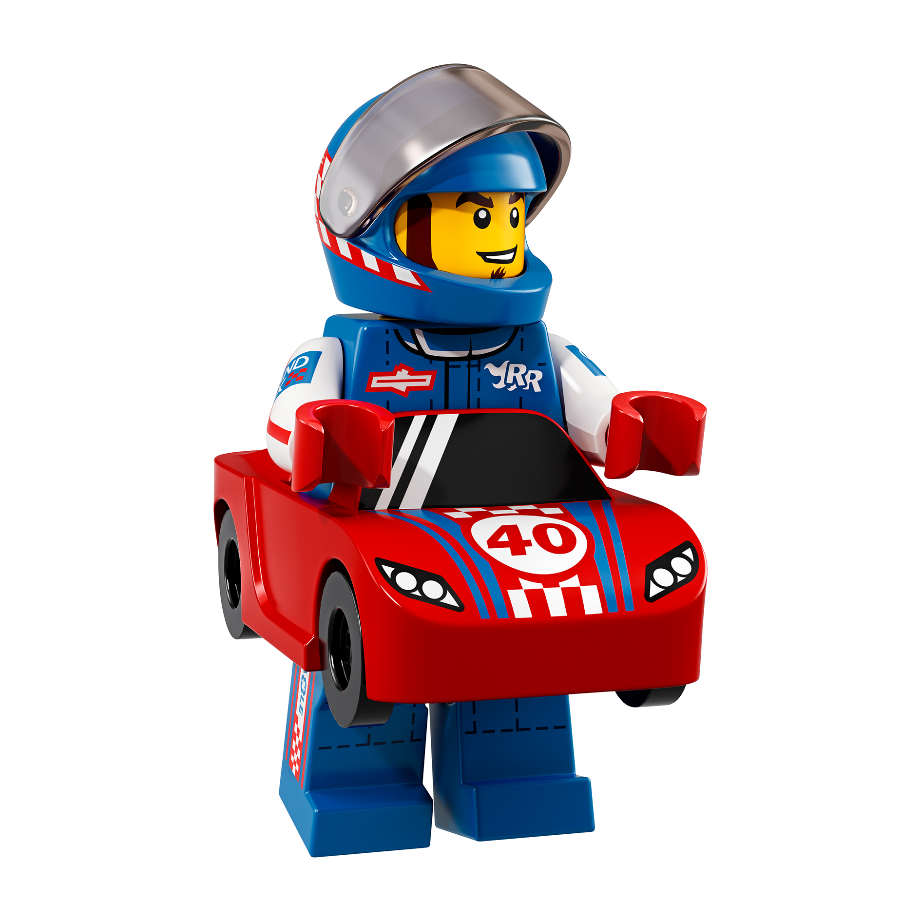 LEGO® Minifigur Race Car Guy - col18-13