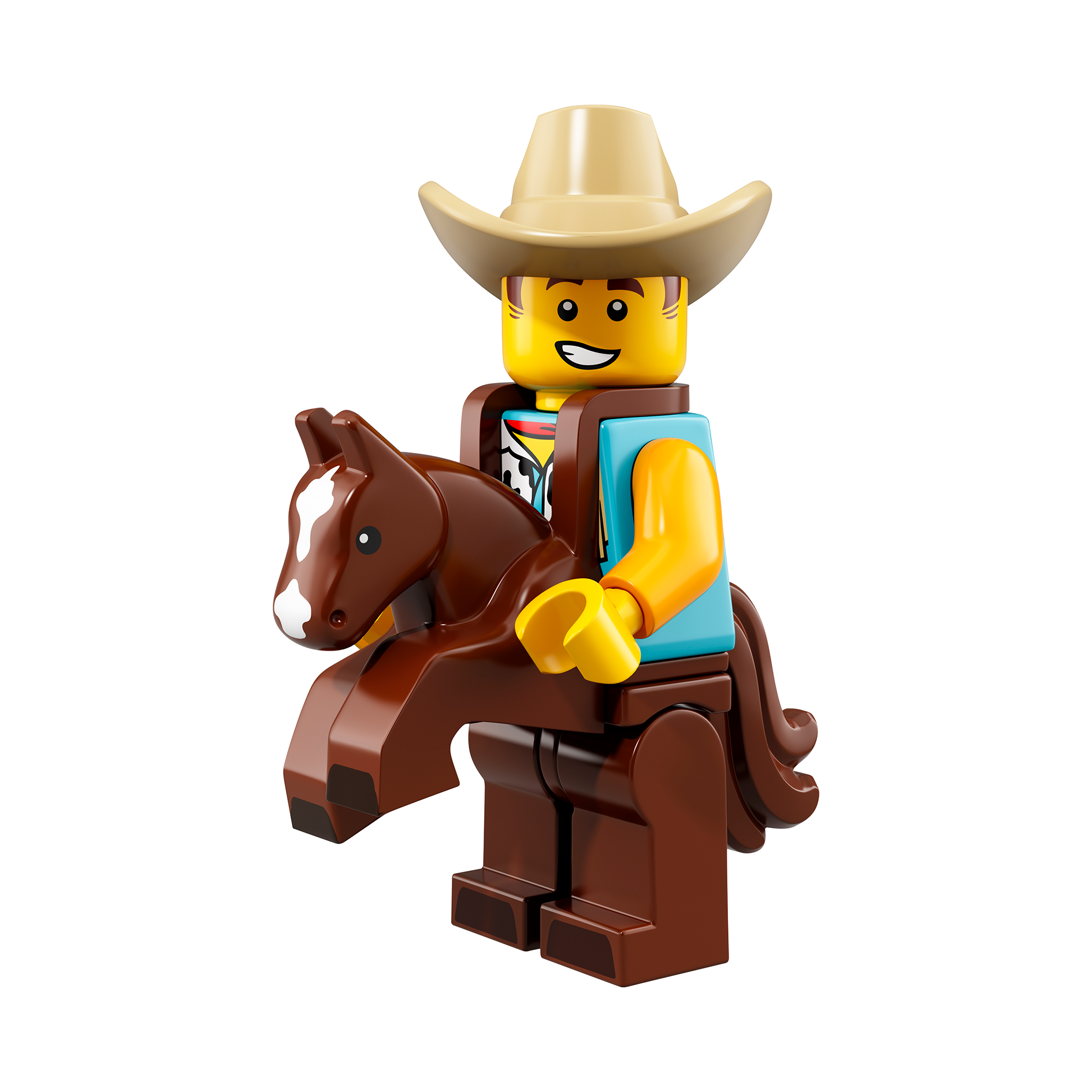 LEGO® Minifigur Cowboy Costume Guy - col18-15