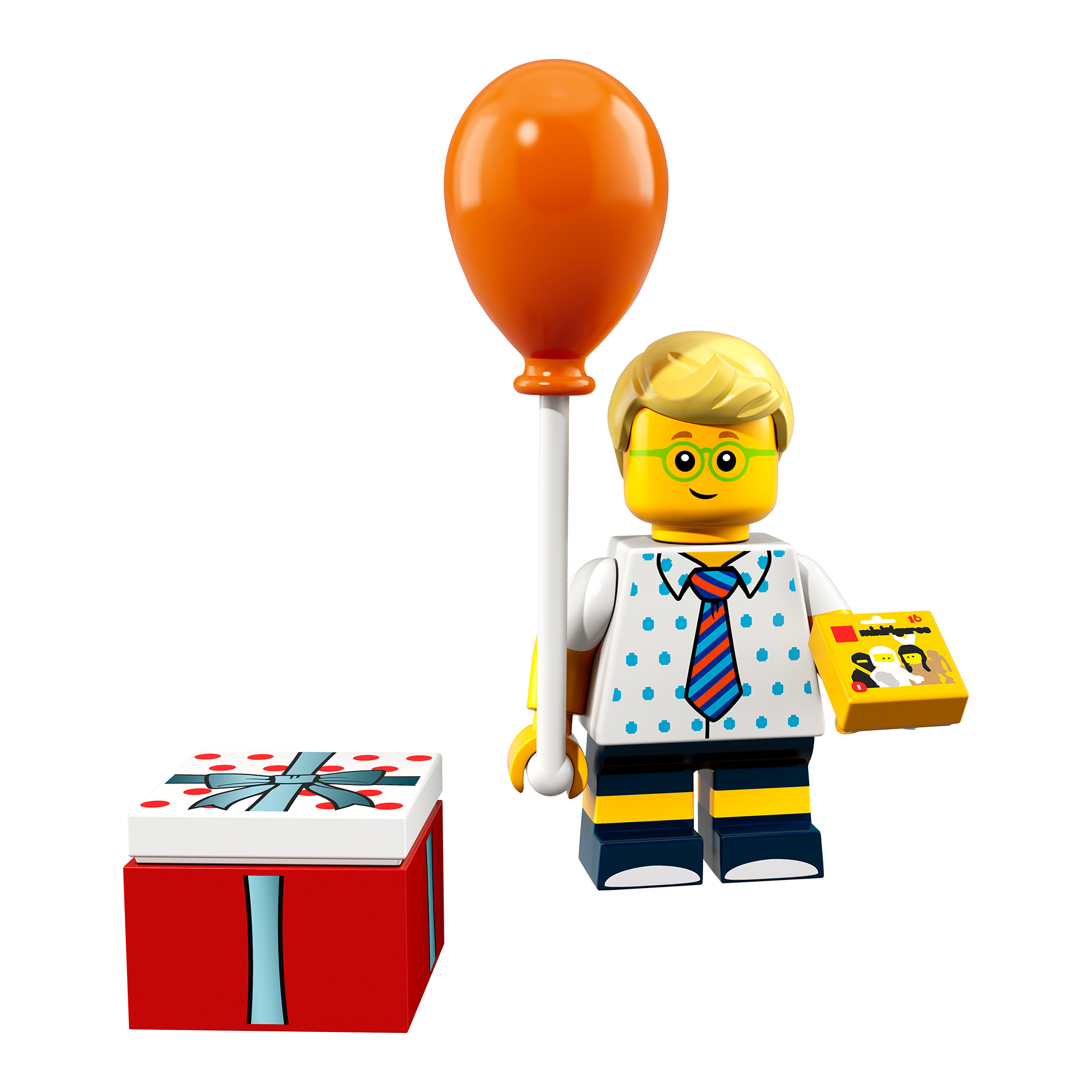 LEGO® Minifigur Birthday Party Boy - col18-16