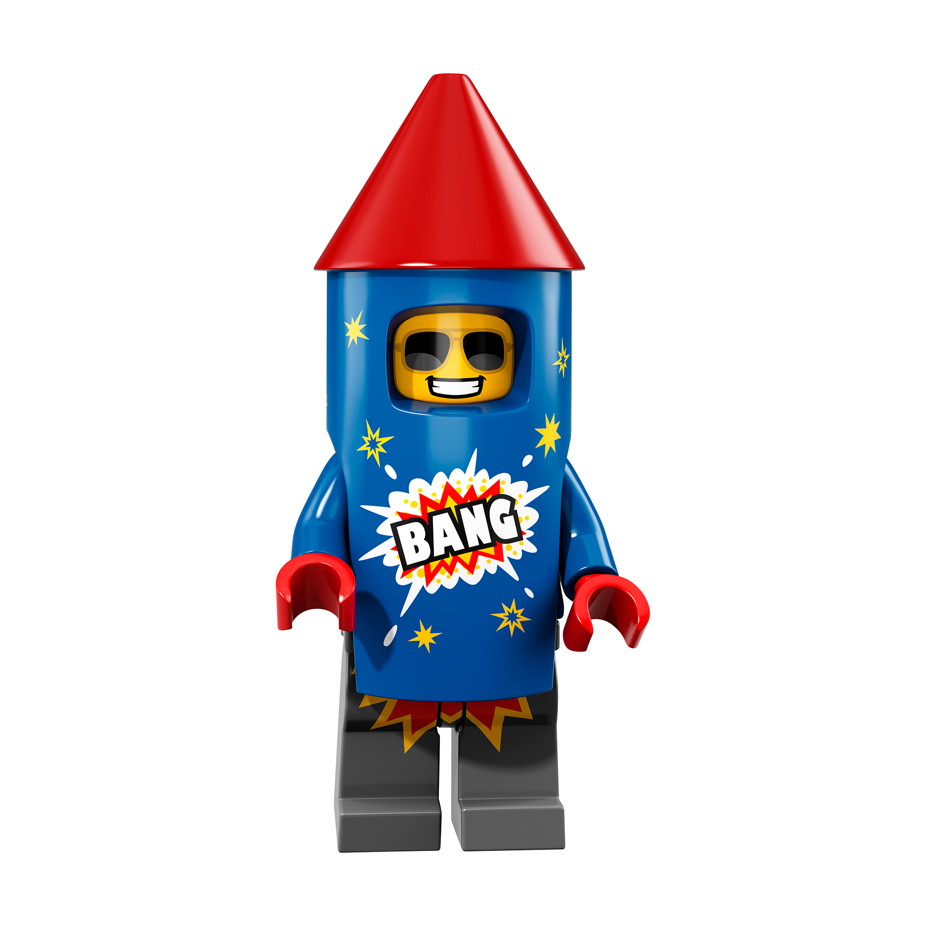 LEGO® Minifigur Firework Guy - col18-5