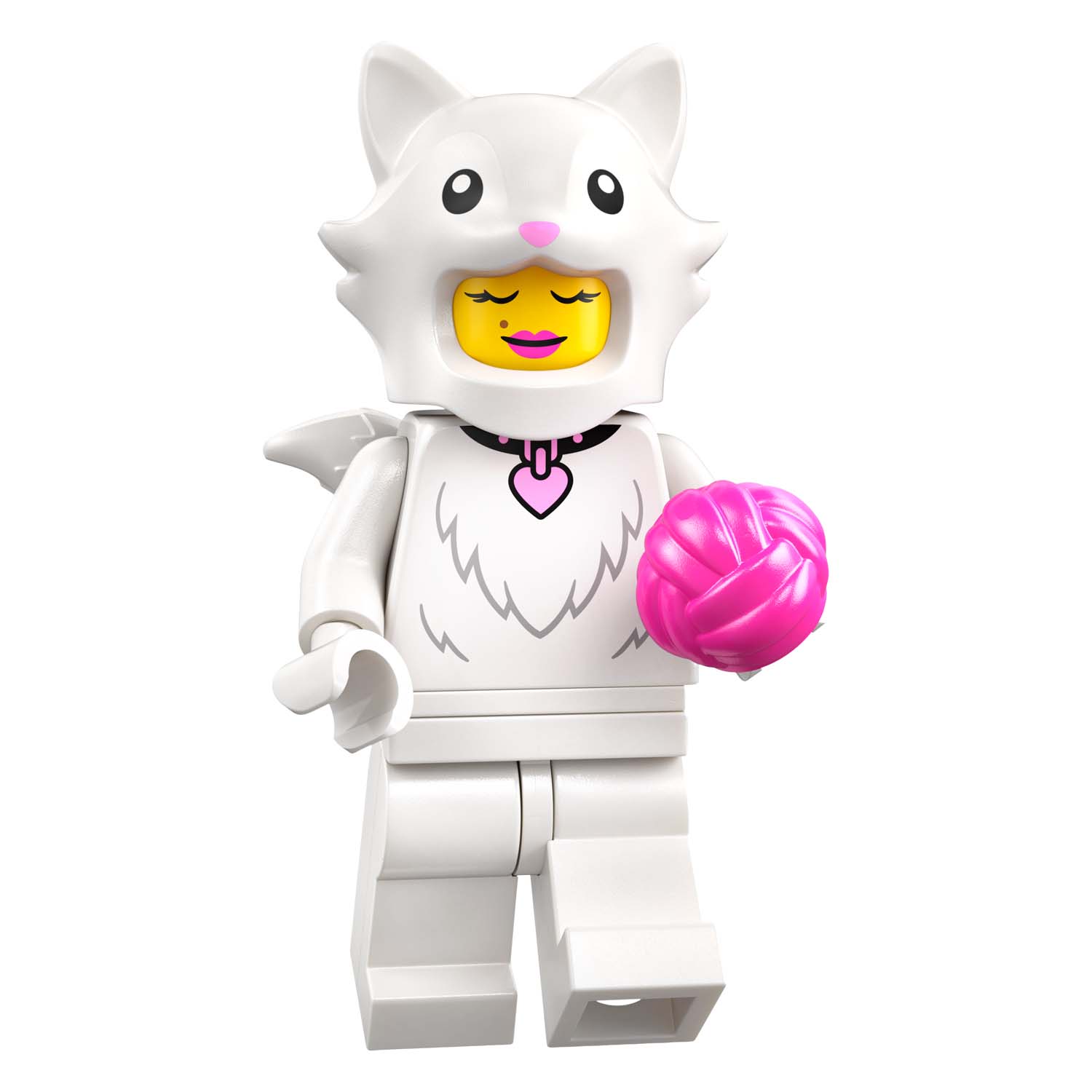 LEGO® Minifigur Fluffy Cat Costume Fan - col28-2