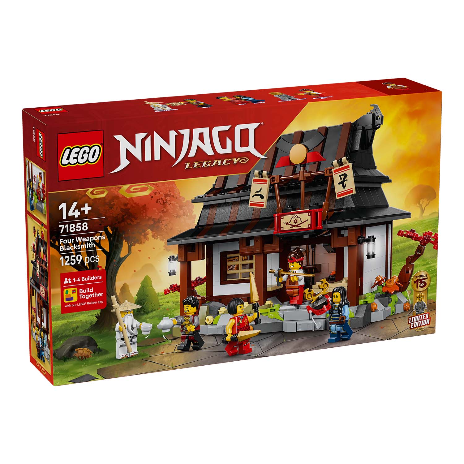LEGO® Set 71858 15-jähriges Jubiläum der Vier-Waffen-Schmiede