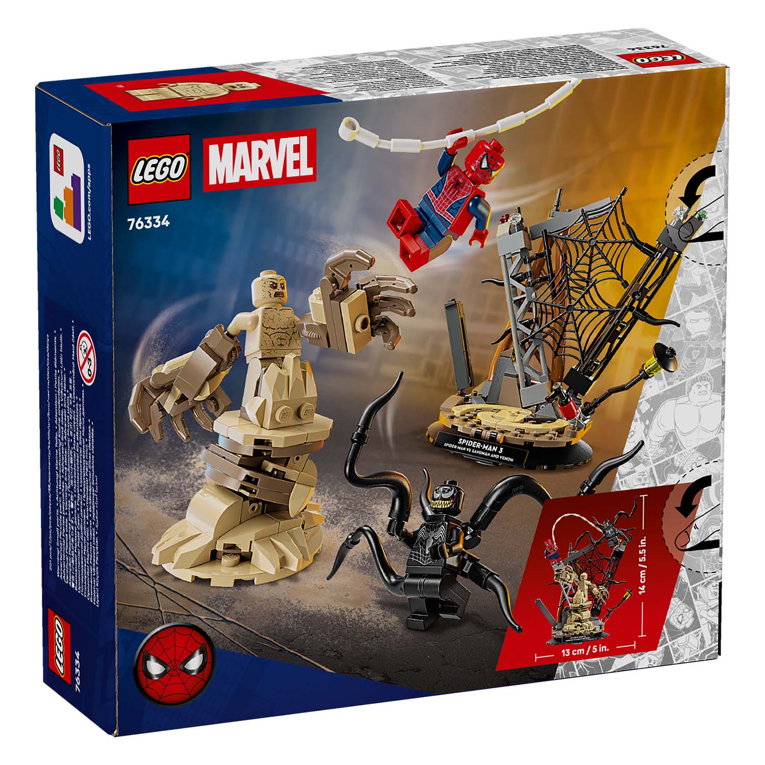 LEGO® Set 76334 Großer Showdown: Spider-Man vs. Sandman