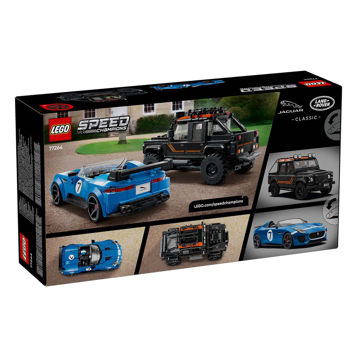 LEGO® Set 77264 Jaguar Project 7 & Land Rover Defender