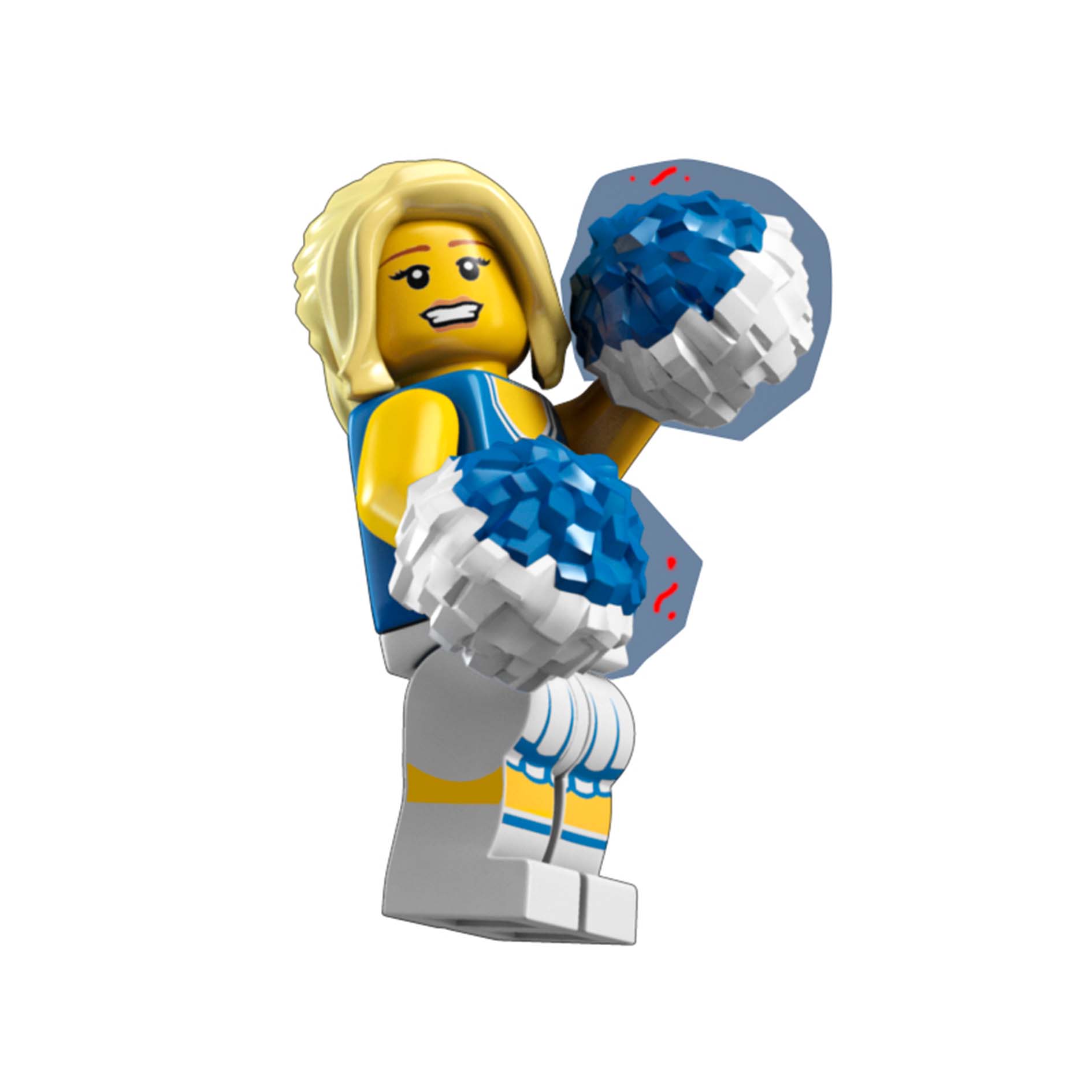 LEGO® Minifigur Cheerleader - col01-2
