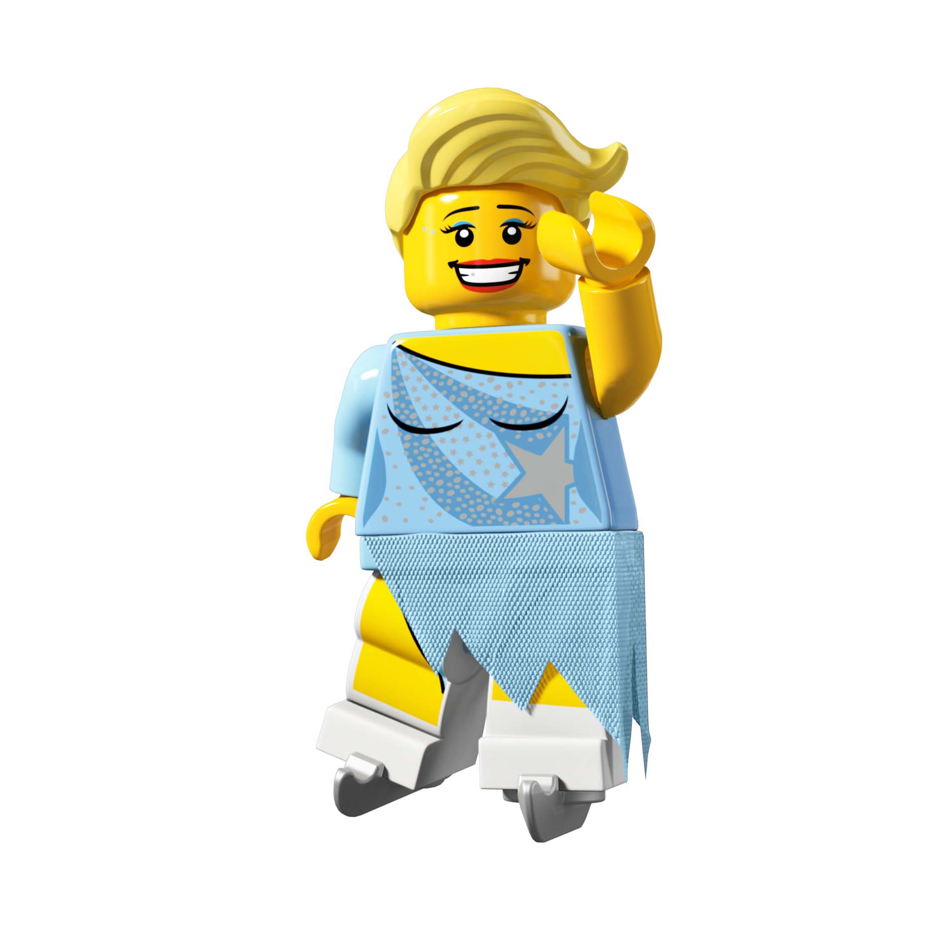 LEGO® Minifigur Ice Skater - col04-15
