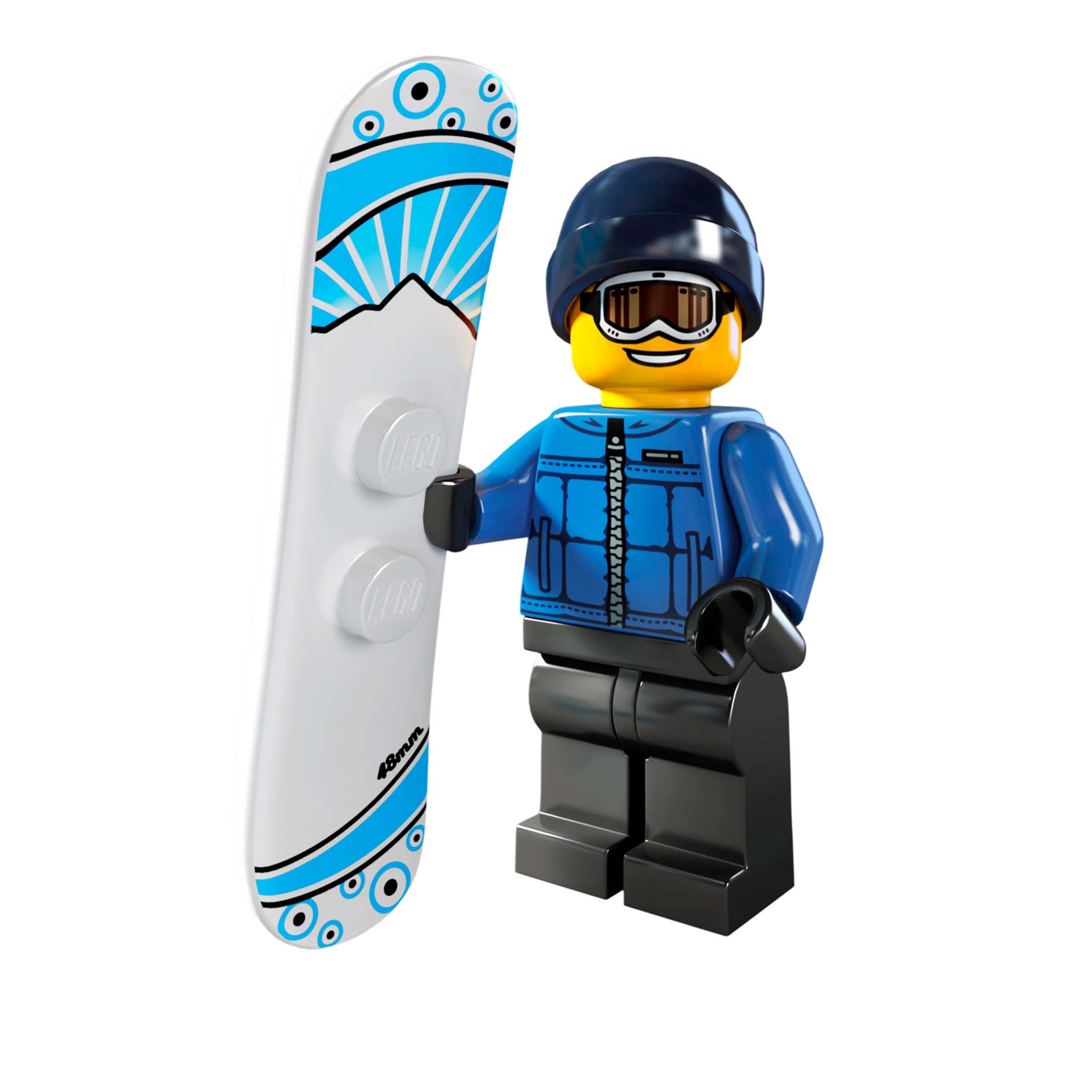 LEGO® Minifigur Snowboarder - col05-16