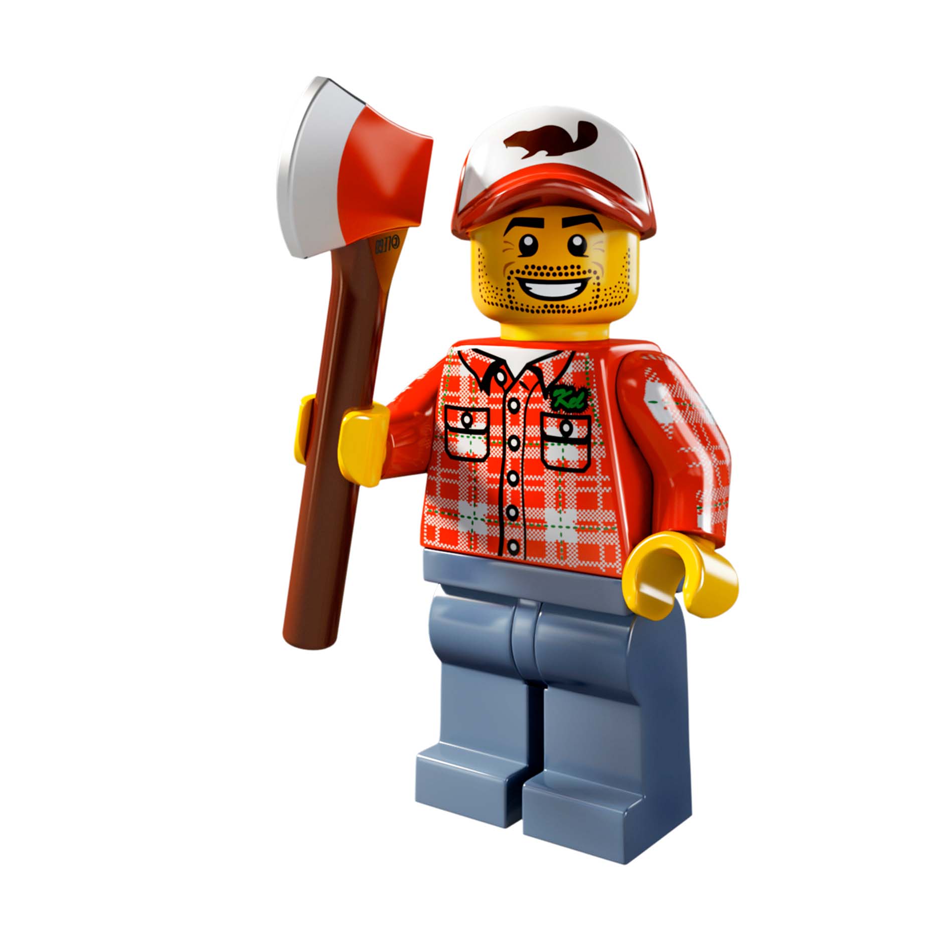 LEGO® Minifigur Lumberjack - col05-8