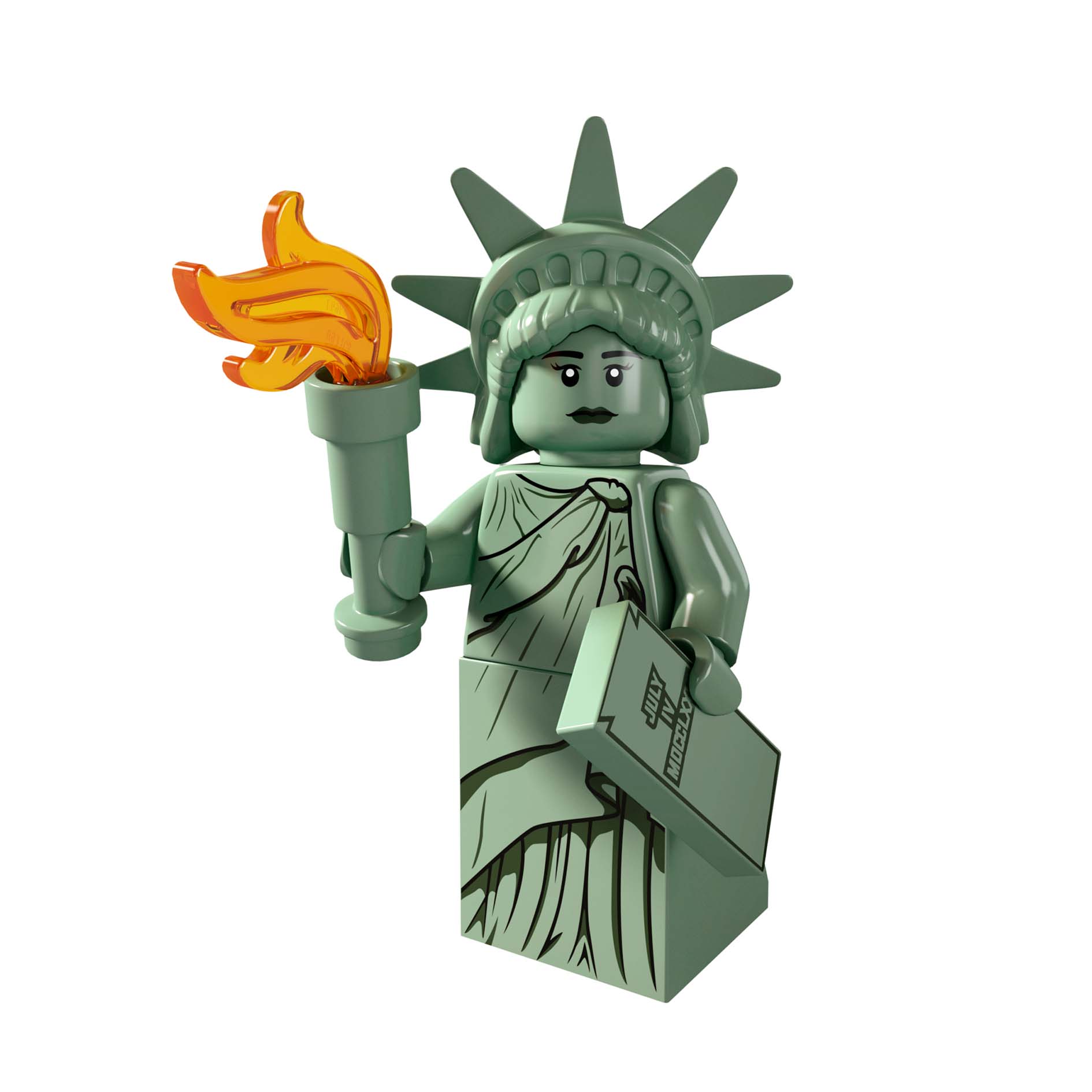 LEGO® Minifigur Lady Liberty - col06-4