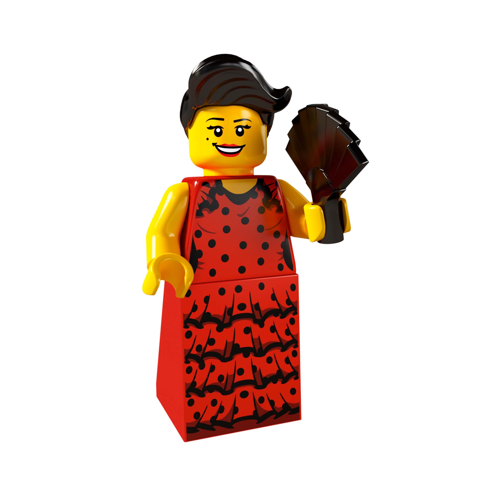 LEGO® Minifigur Flamenco Dancer - col06-6