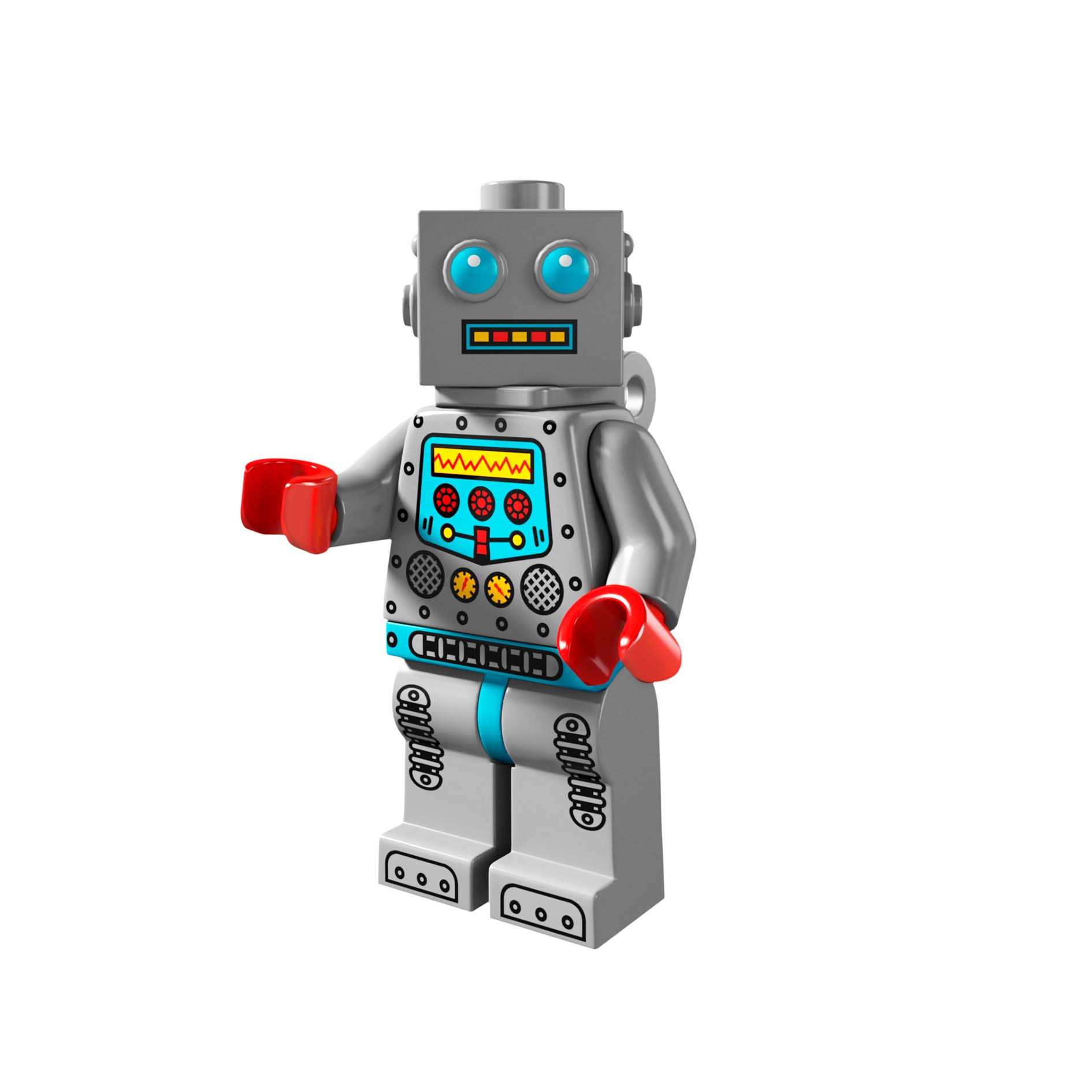 LEGO® Minifigur Clockwork Robot - col06-7