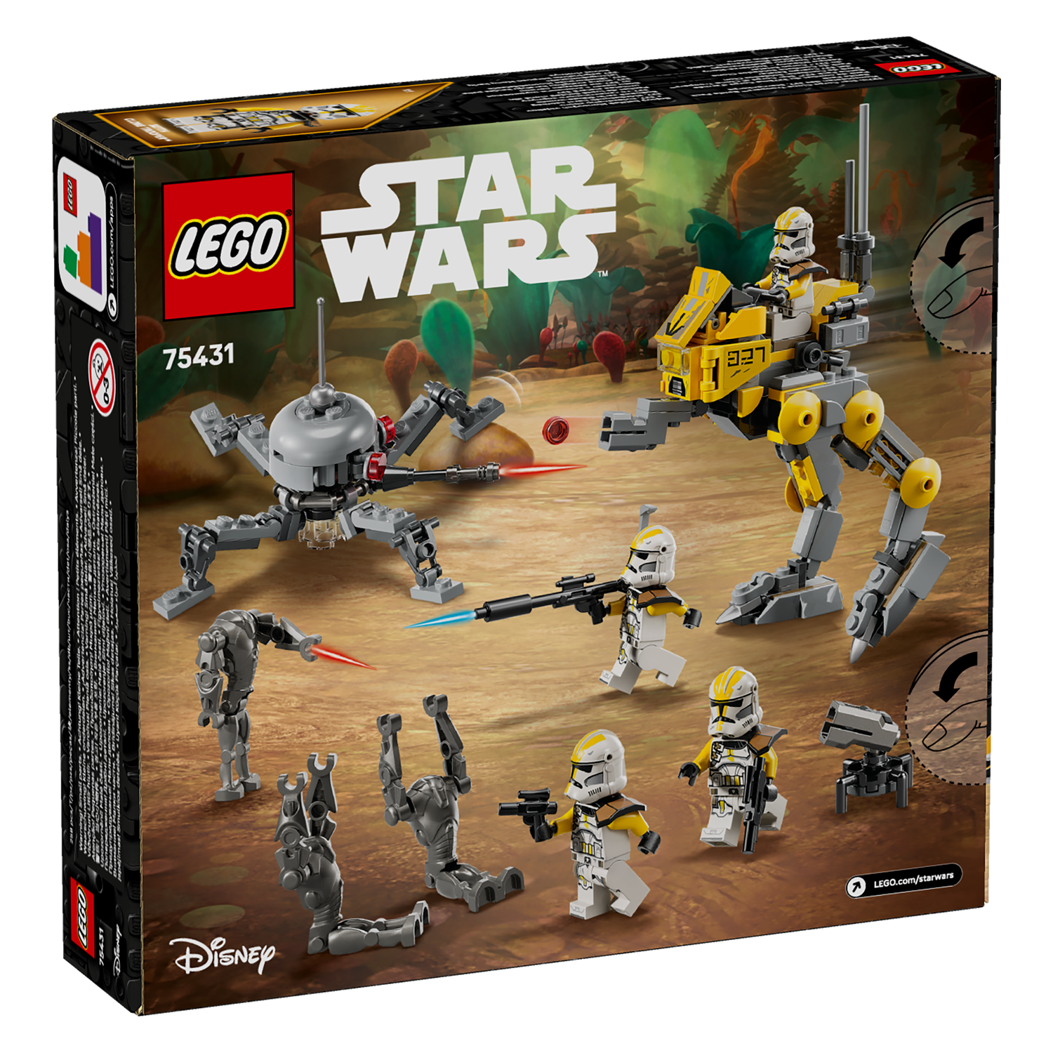 75431 Klonsoldaten des 327. Sternenkorps Battle Pack