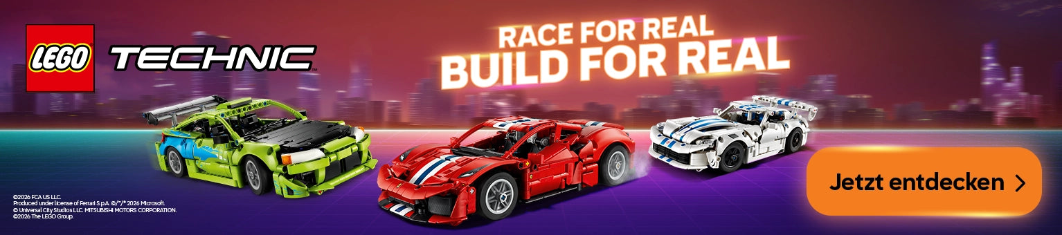 Kollektionsbanner Technic August 2026