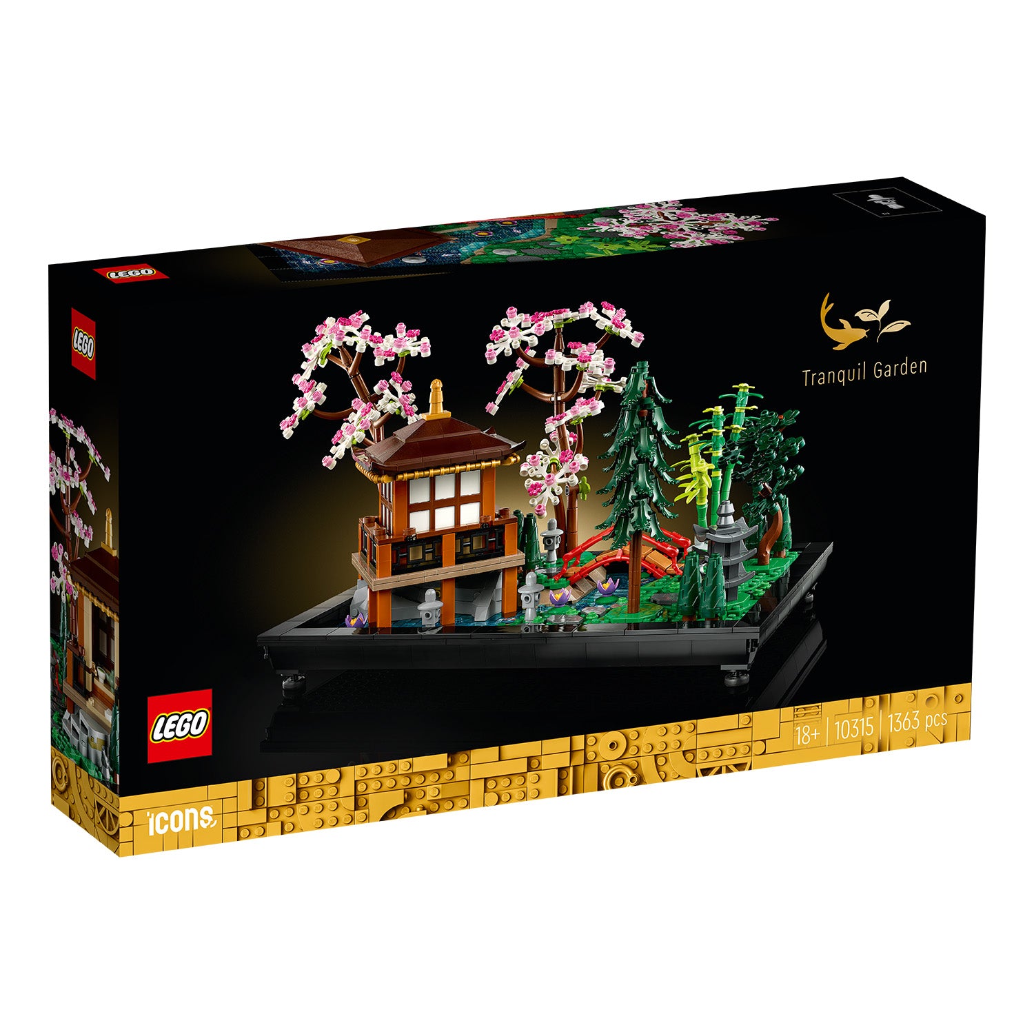 Vorderseite Karton LEGO Set Garten der Stille