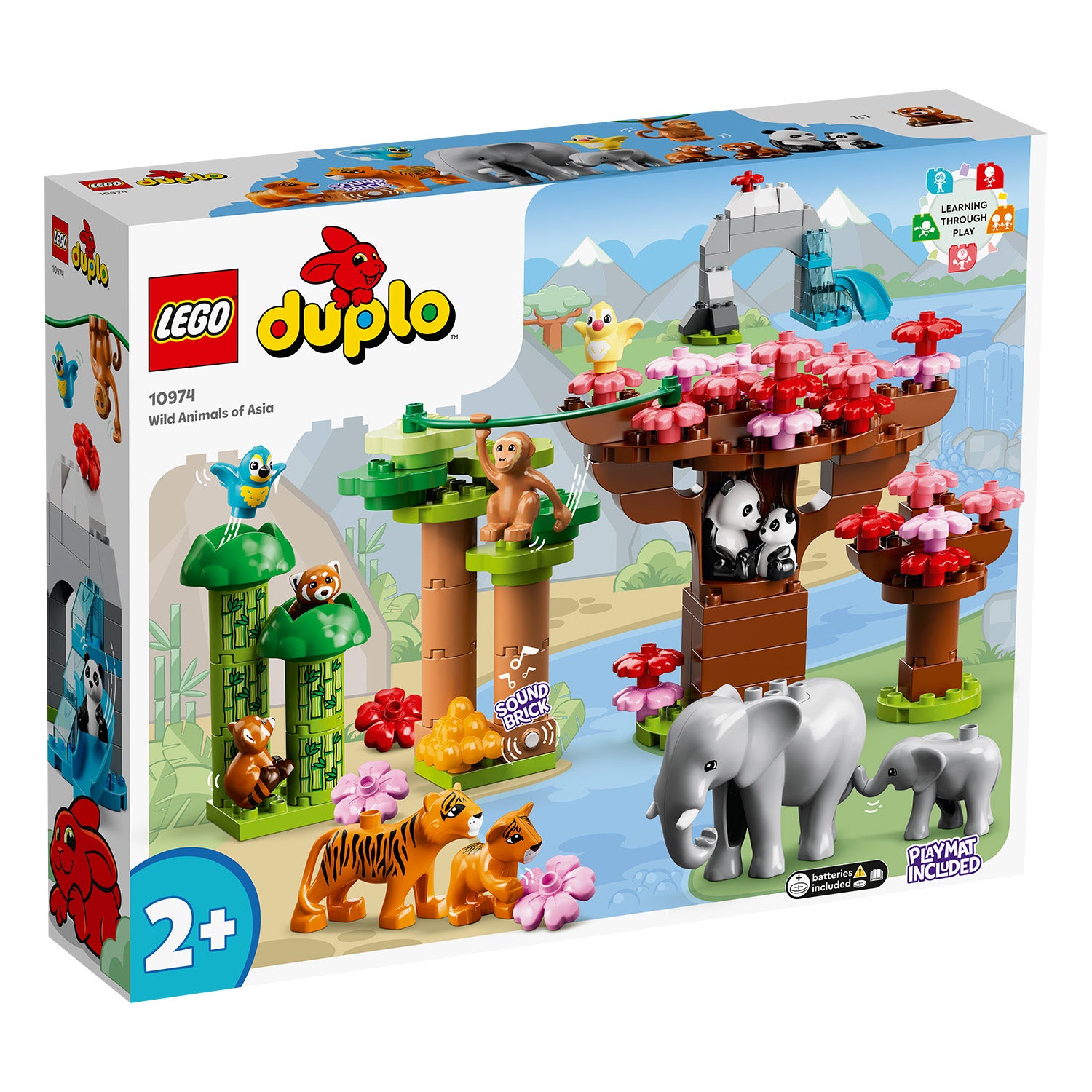 Vorderseite Karton LEGO duplo Set Wilde Tiere Asiens