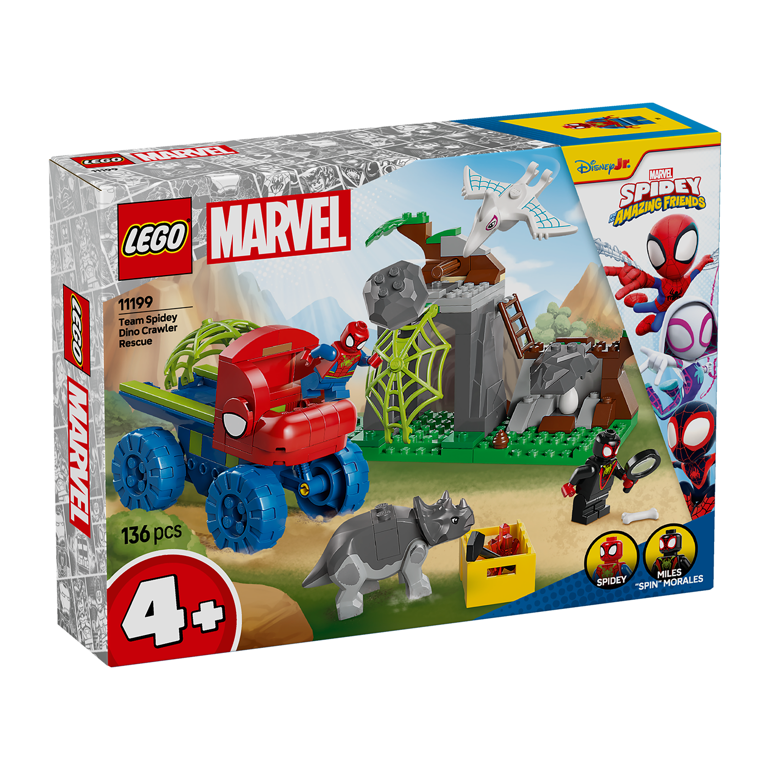 11199 Spideys Team auf Rettungsmission im Dino-Truck