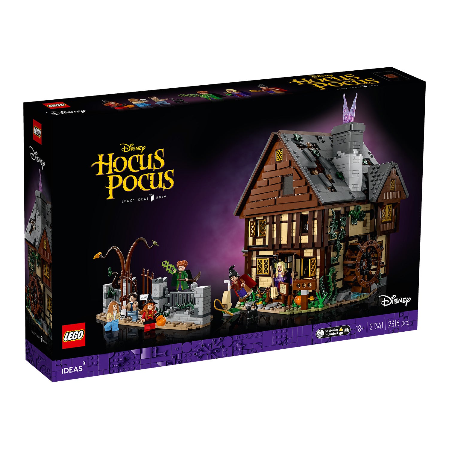 21341 Disney Hocus Pocus: Das Hexenhaus der Sanderson-Schwestern