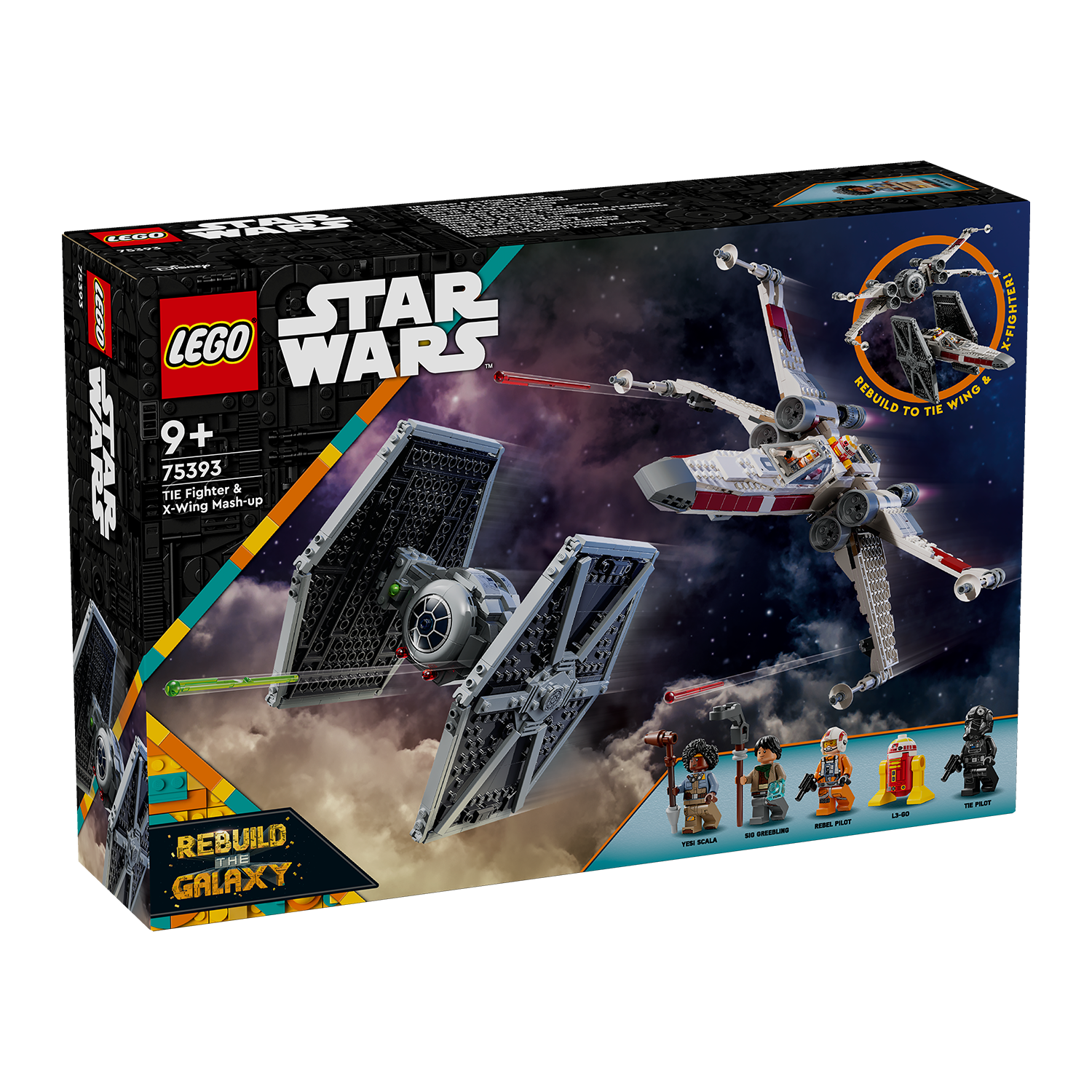 75393 Mashup aus TIE Fighter & X-Wing