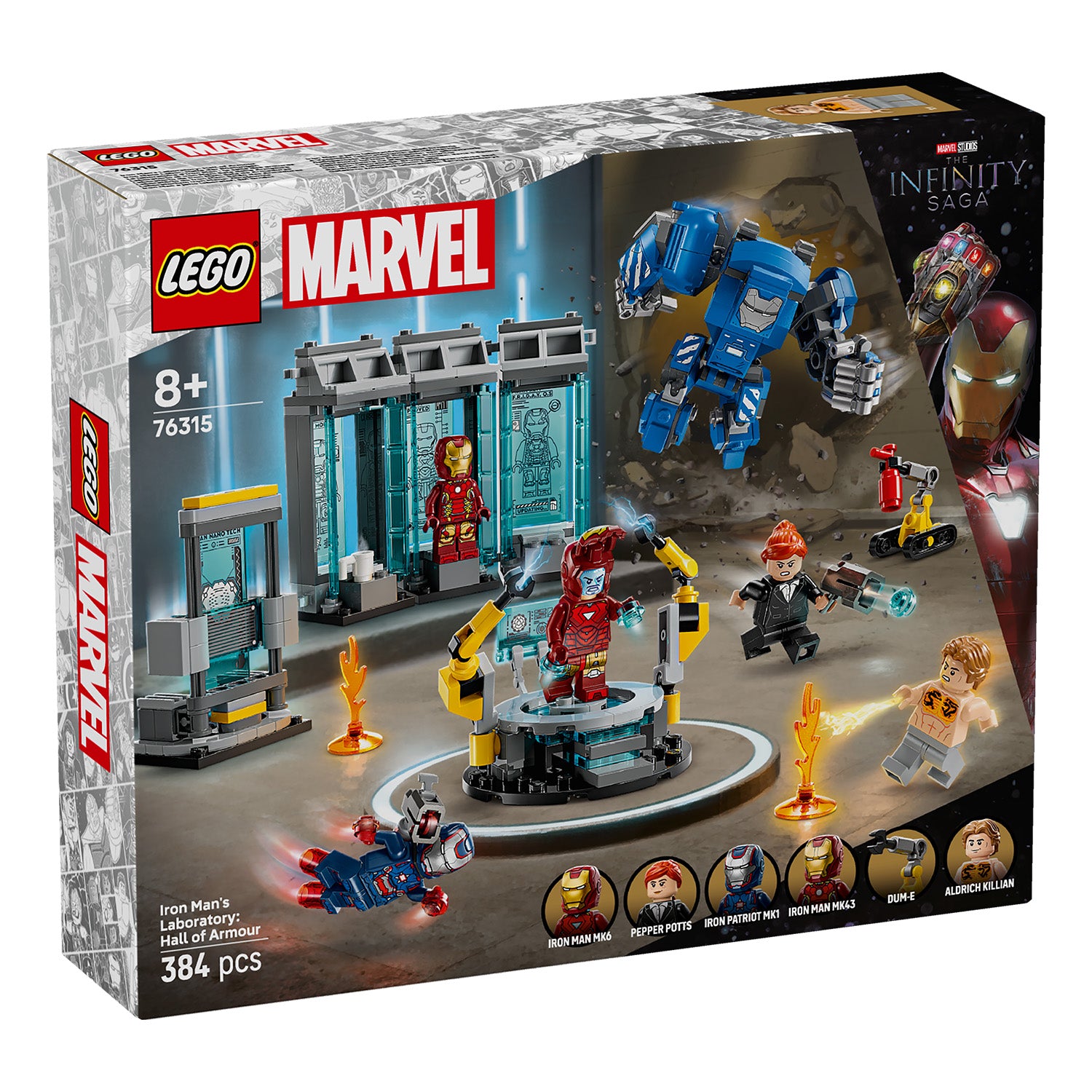 76315 Iron Mans Labor: Halle der Rüstungen