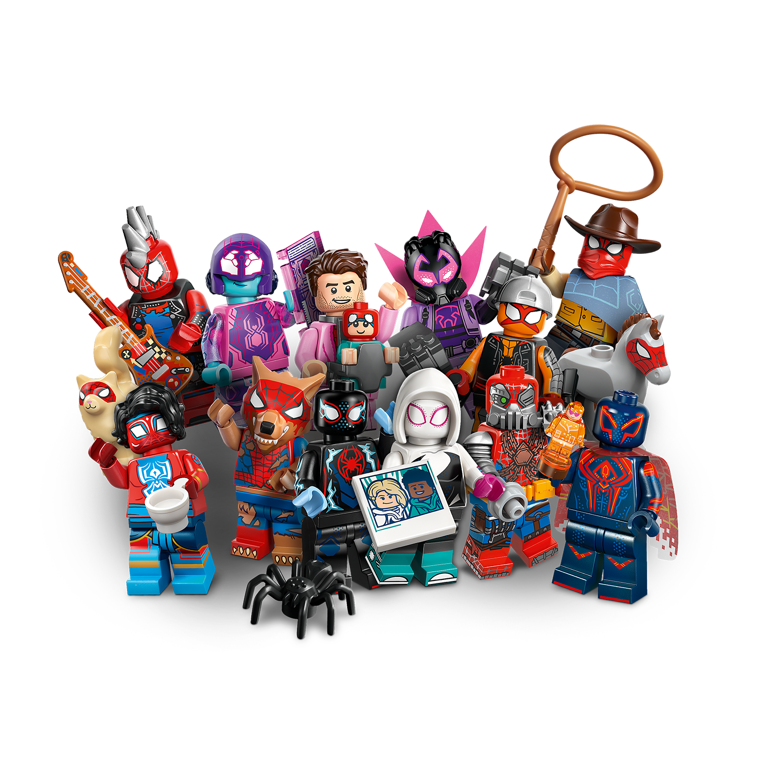 Alle Minifiguren der LEGO Serie Spider-Man Across the Spider-Verse