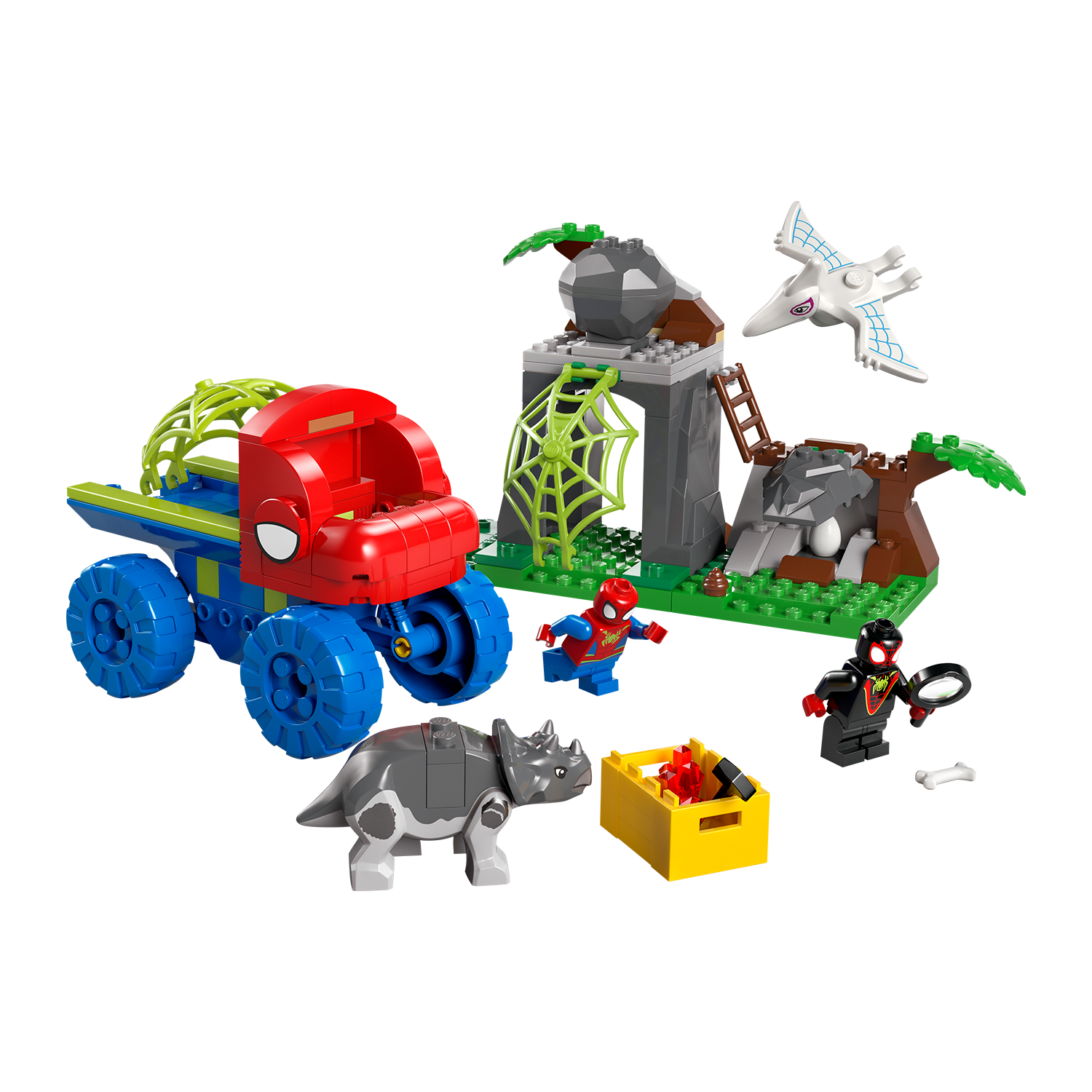 11199 Spideys Team auf Rettungsmission im Dino-Truck