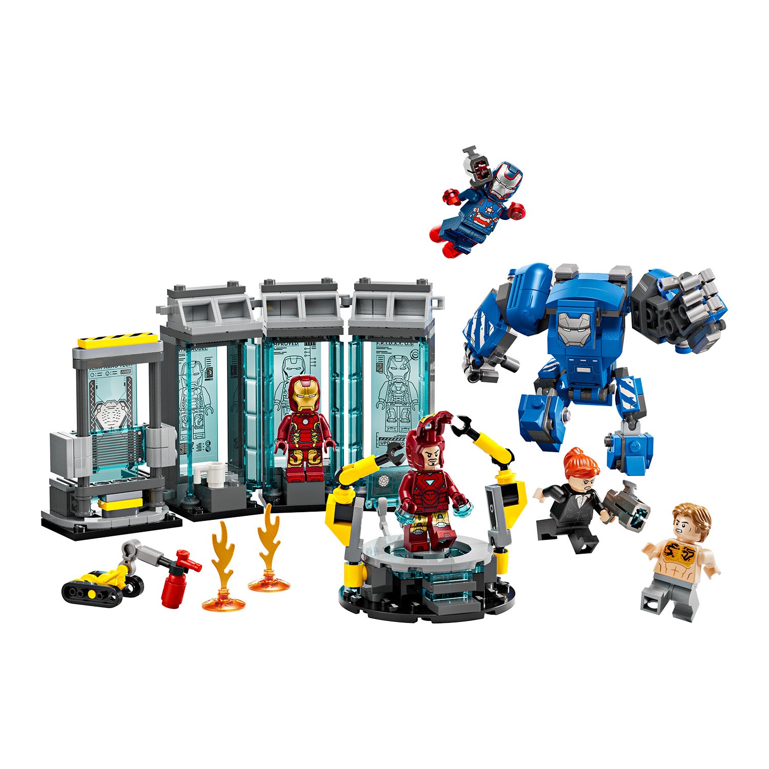 76315 Iron Mans Labor: Halle der Rüstungen