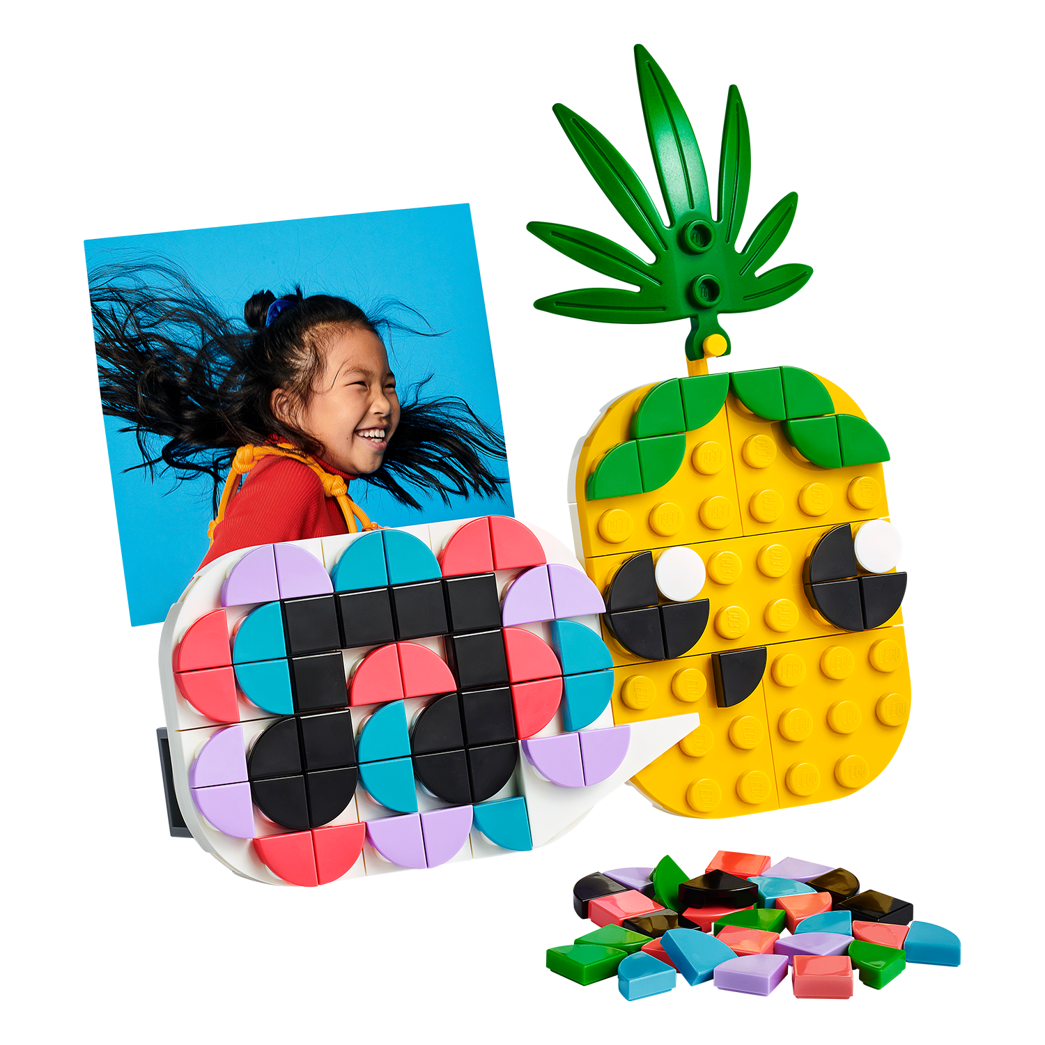 30560 Ananas Fotohalter & Mini-Tafel