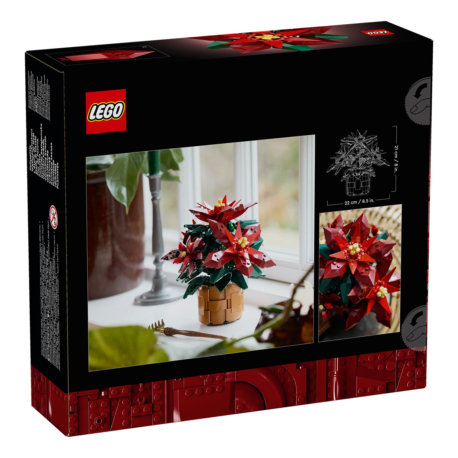 Rückseite Karton LEGO Weihnachtsstern