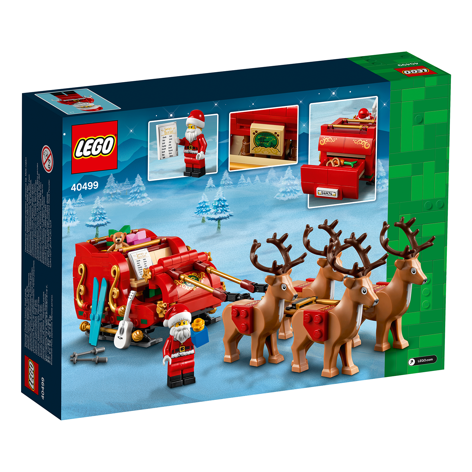 40499 Schlitten des Weihnachtsmanns