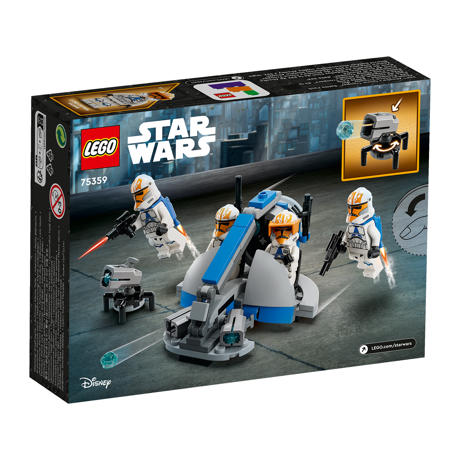 75359 Ahsokas Clone Trooper™ der 332. Kompanie – Battle Pack