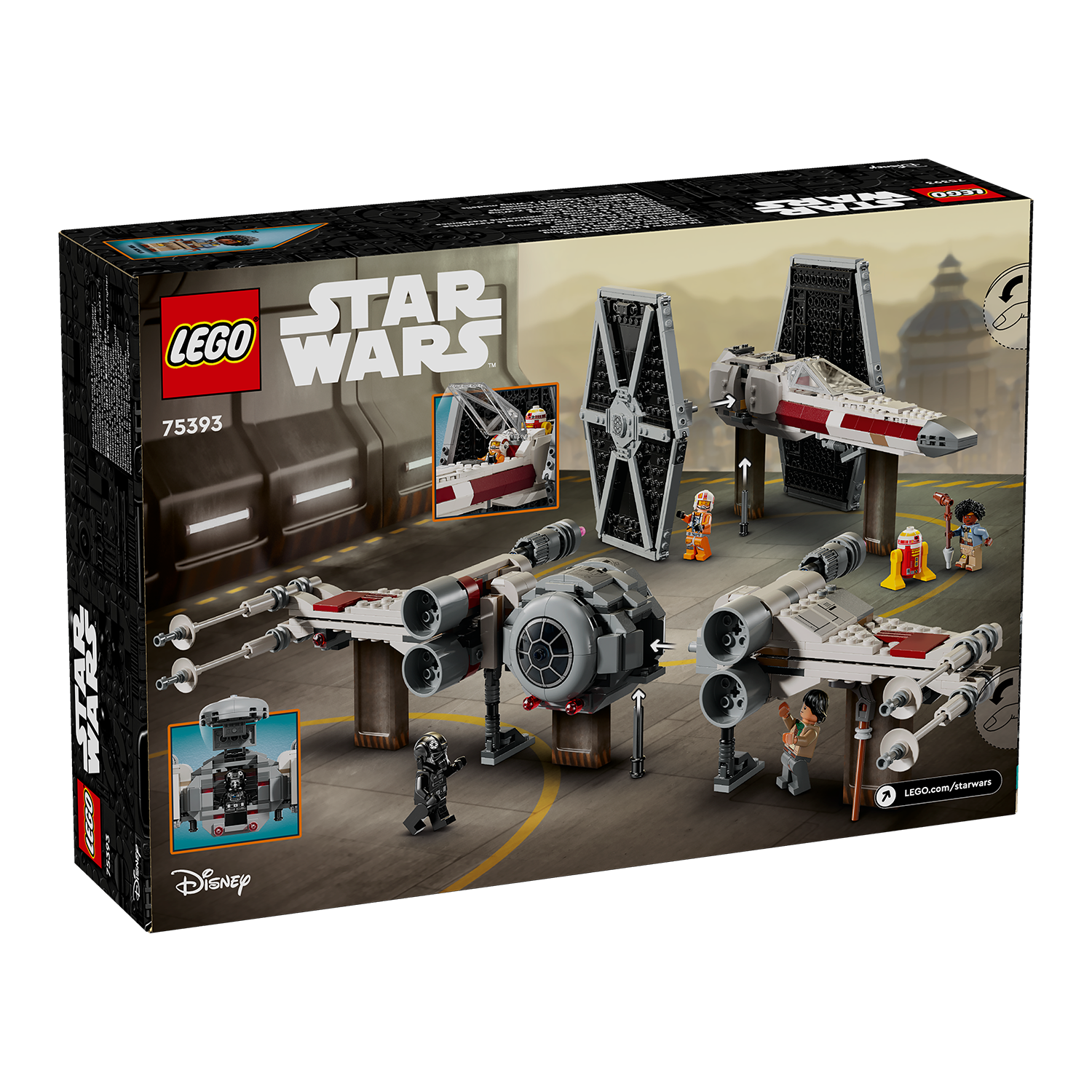 75393 Mashup aus TIE Fighter & X-Wing