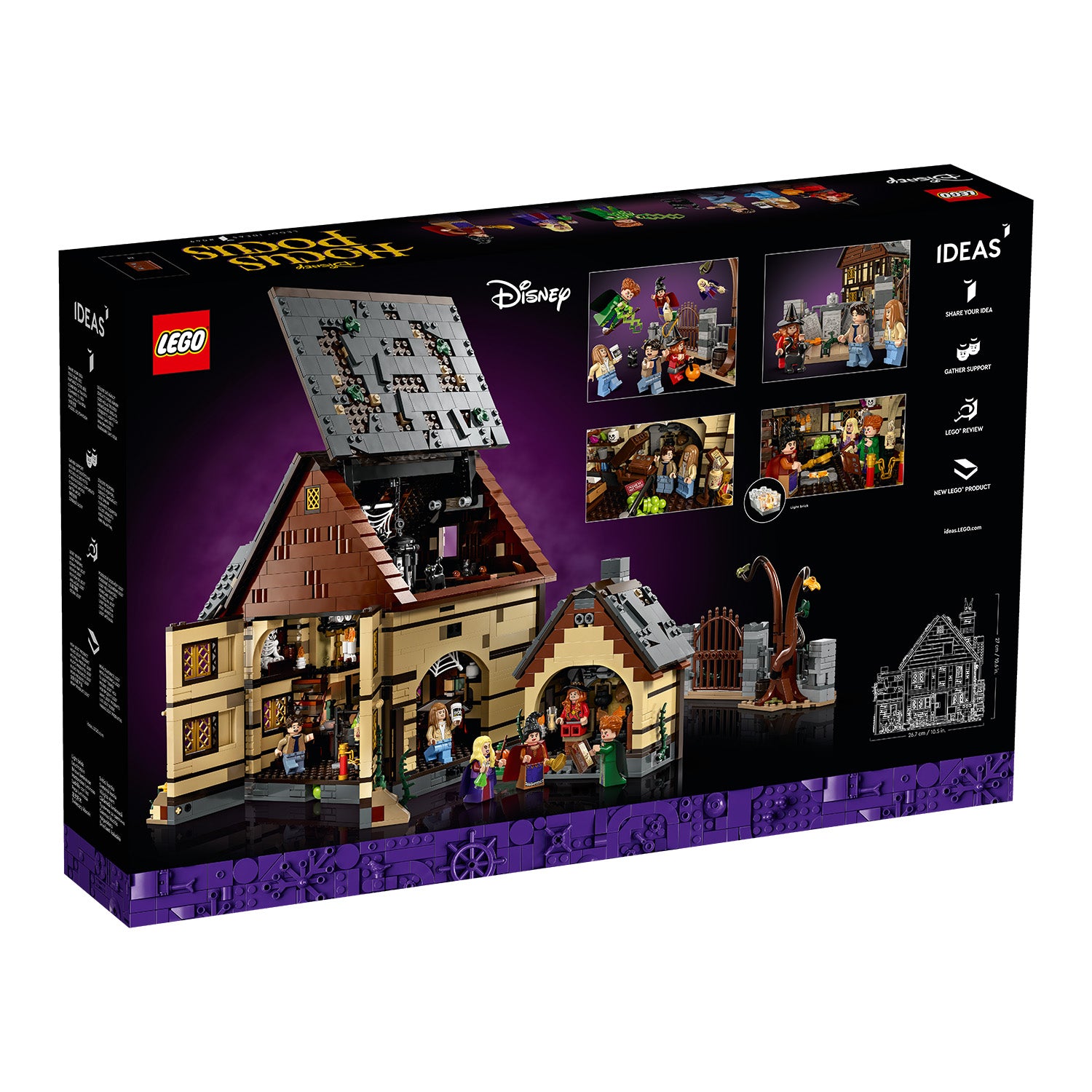 21341 Disney Hocus Pocus: Das Hexenhaus der Sanderson-Schwestern