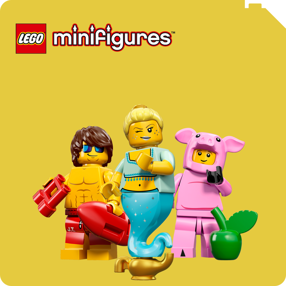 Themebutton mit drei LEGO® Minifiguren