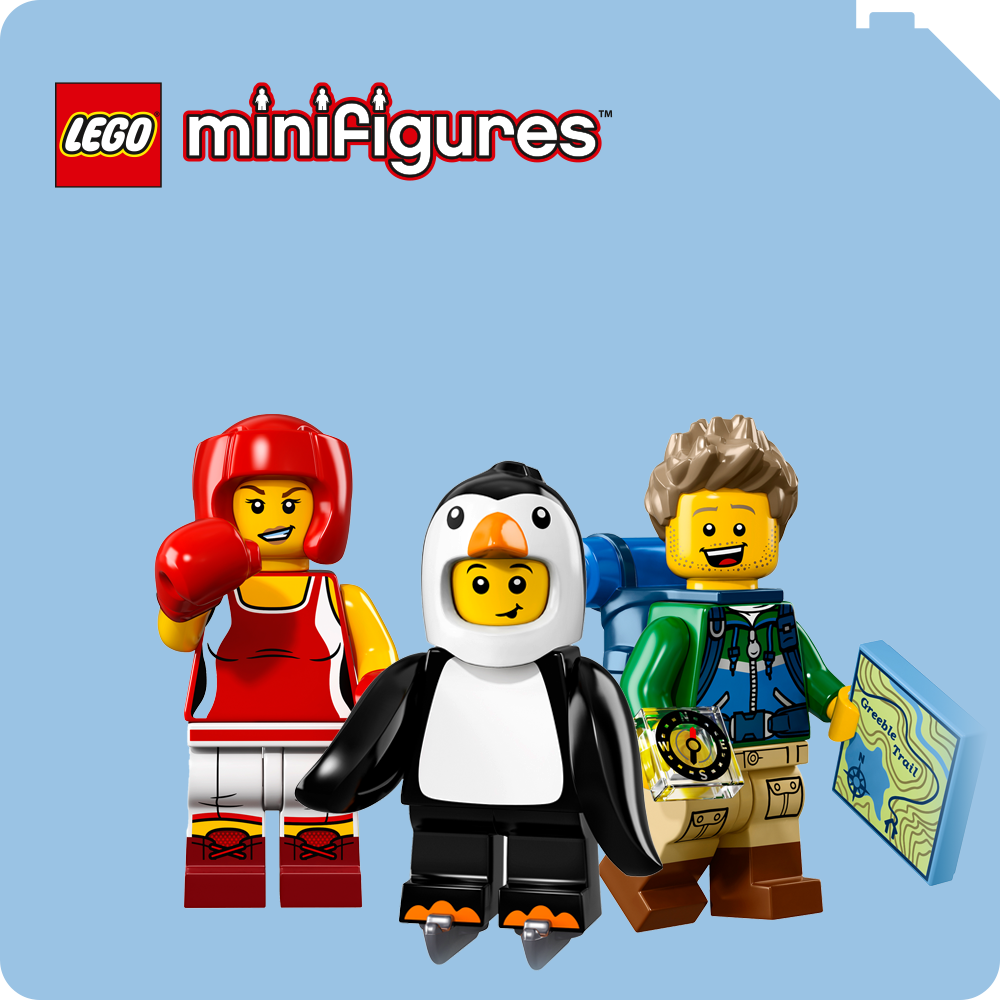 Themebutton mit drei LEGO® Minifiguren